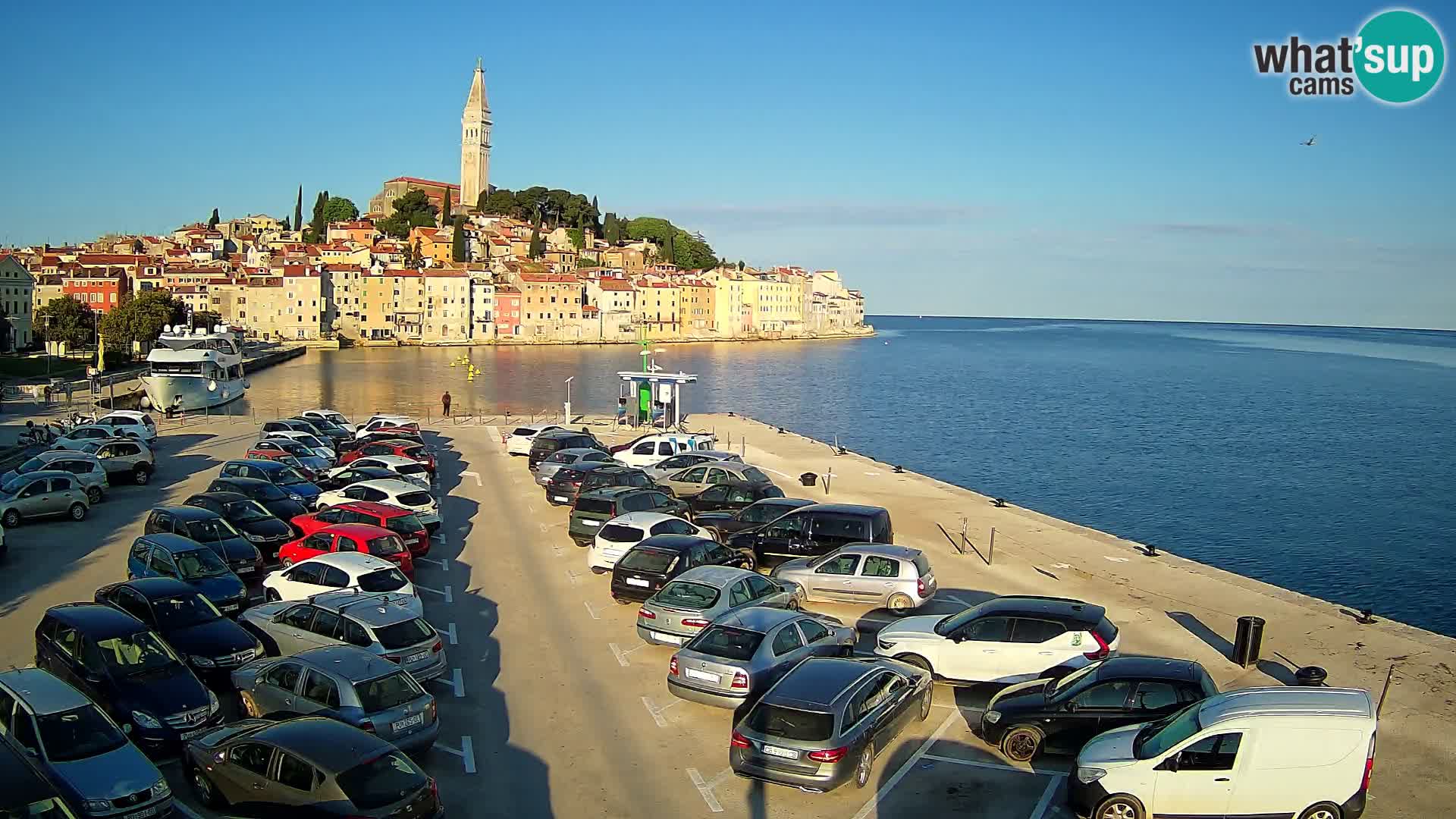 Webcam Rovinj panorama de la ciudad | Istria