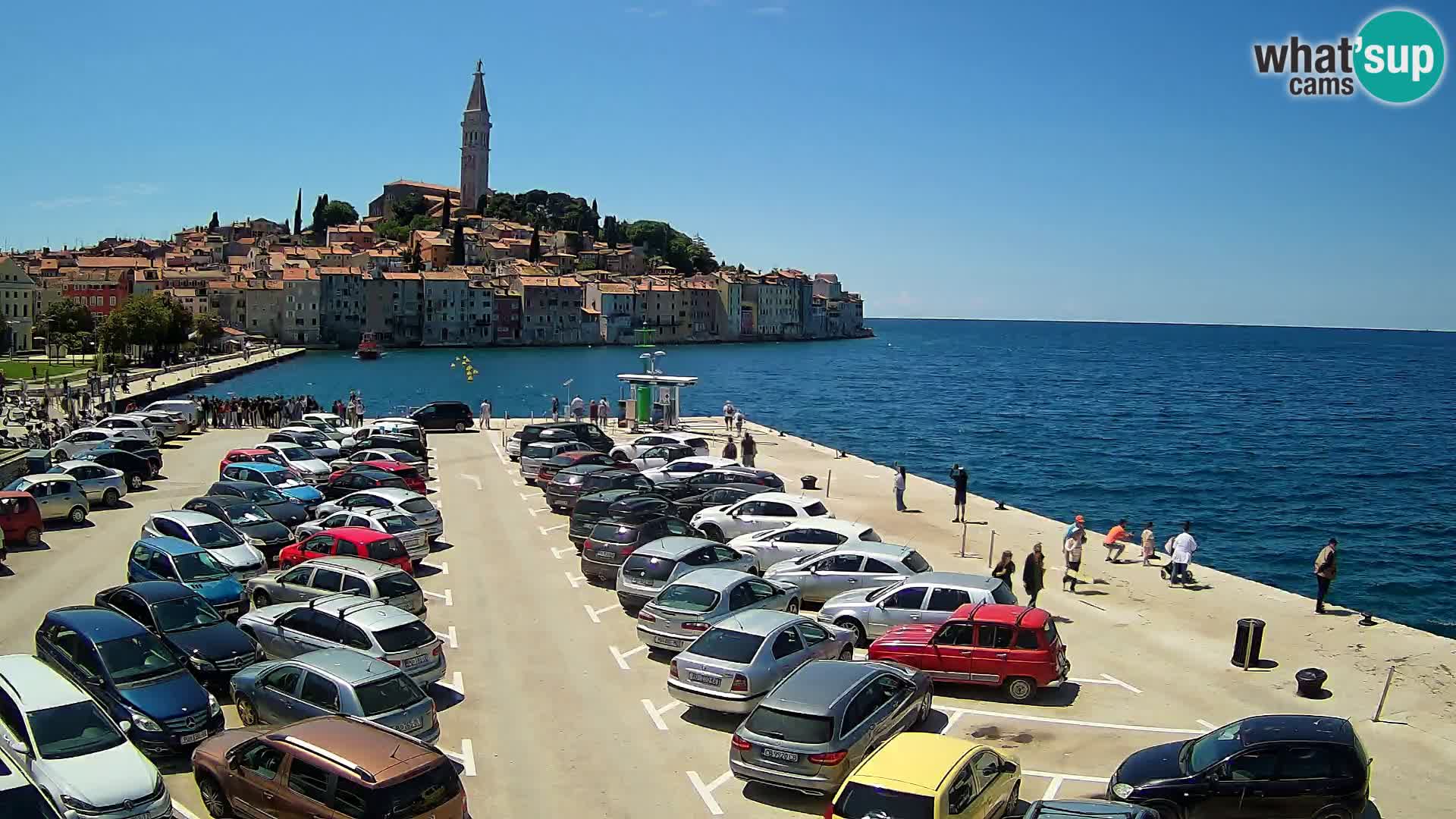 Spletna kamera Rovinj – panorama mesta