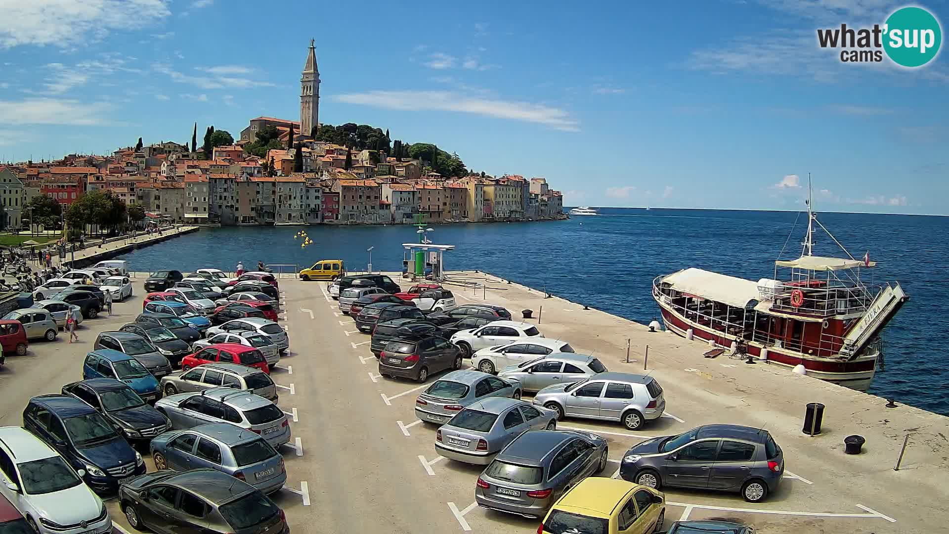 Spletna kamera Rovinj – panorama mesta