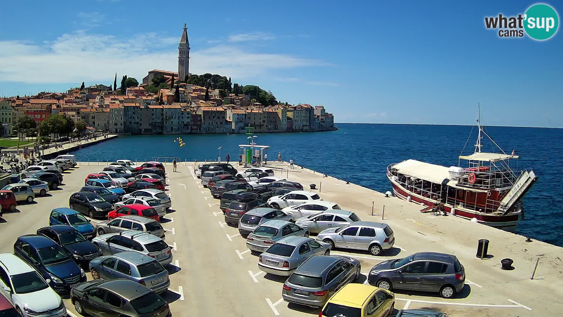 Webcam Rovinj panorama de la ciudad | Istria