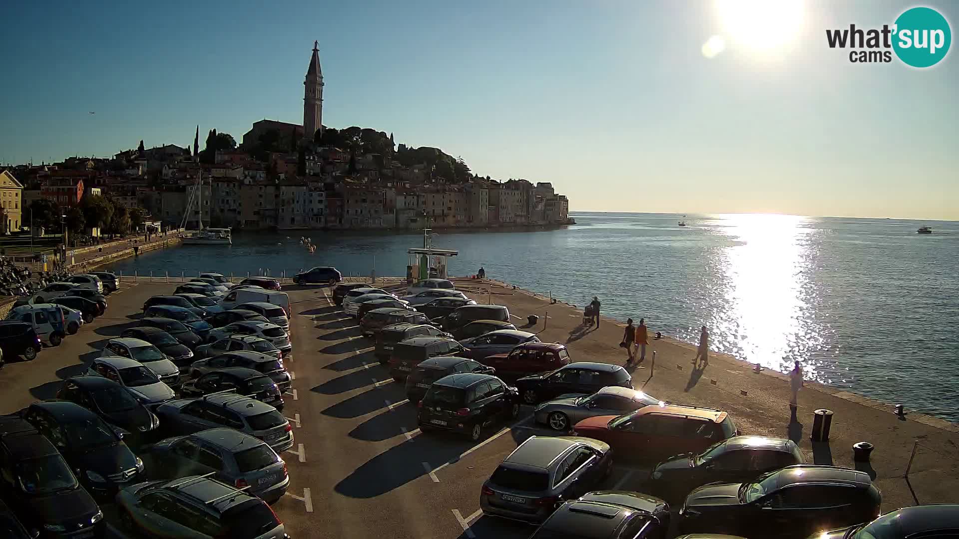Web kamera Rovinj panorama grada
