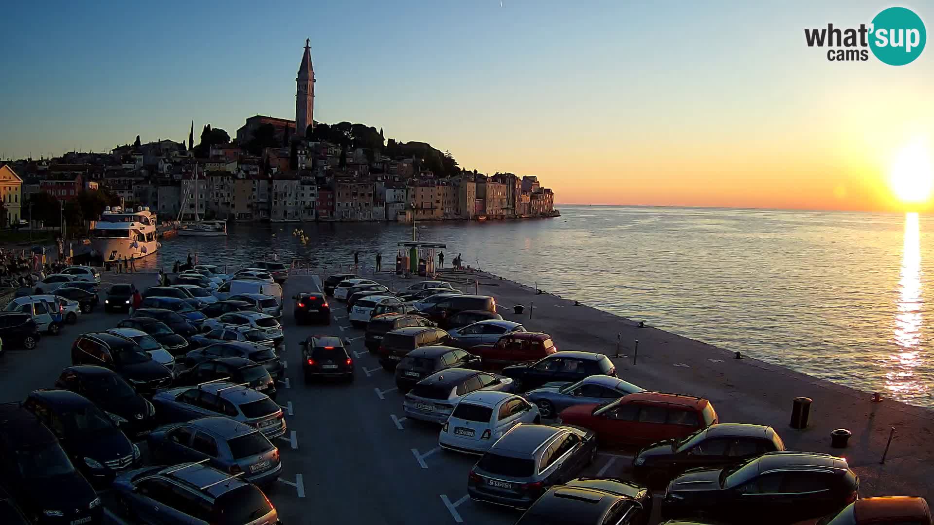Webcam Rovinj panorama de la ciudad | Istria