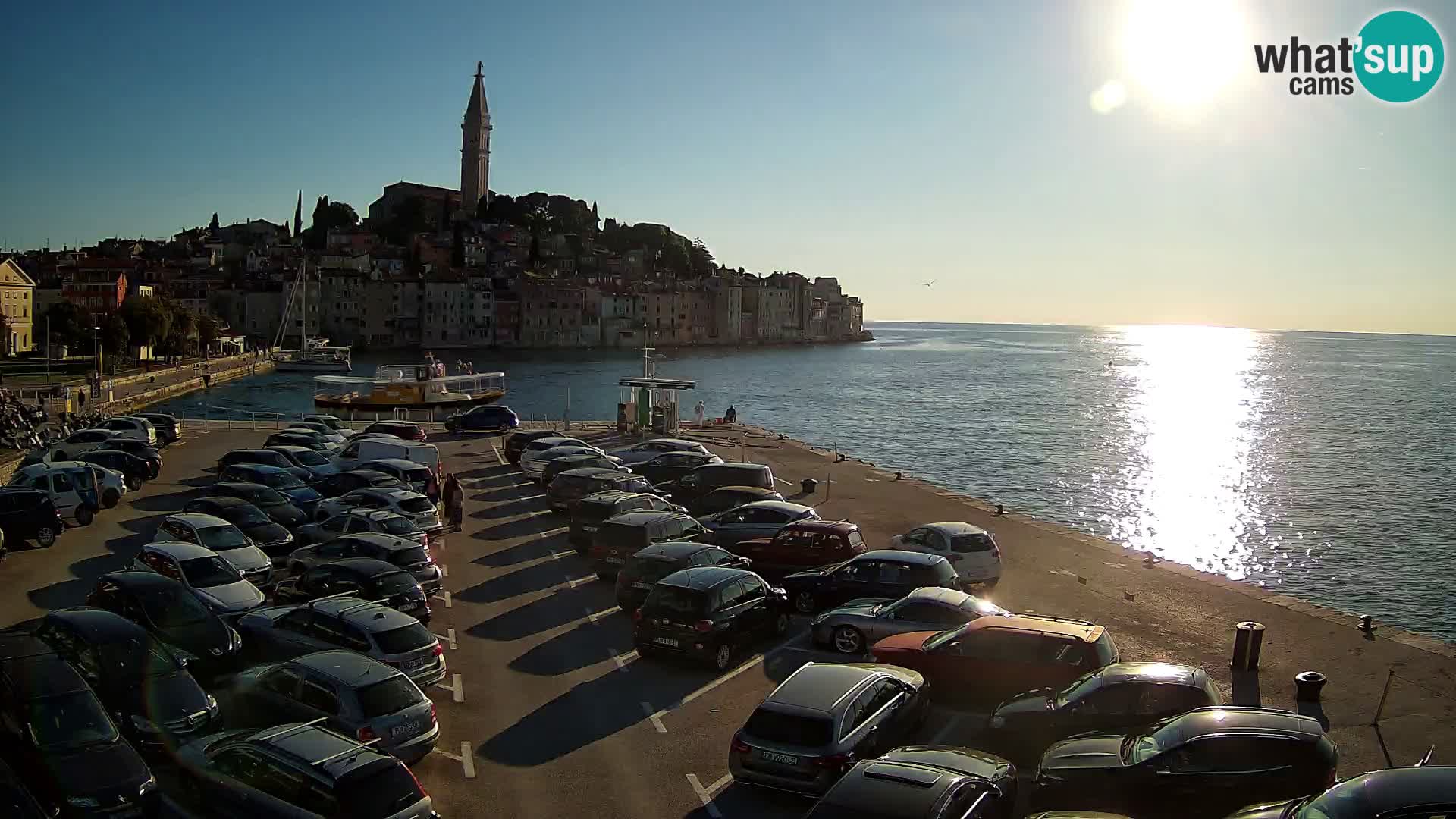 Web kamera Rovinj panorama grada