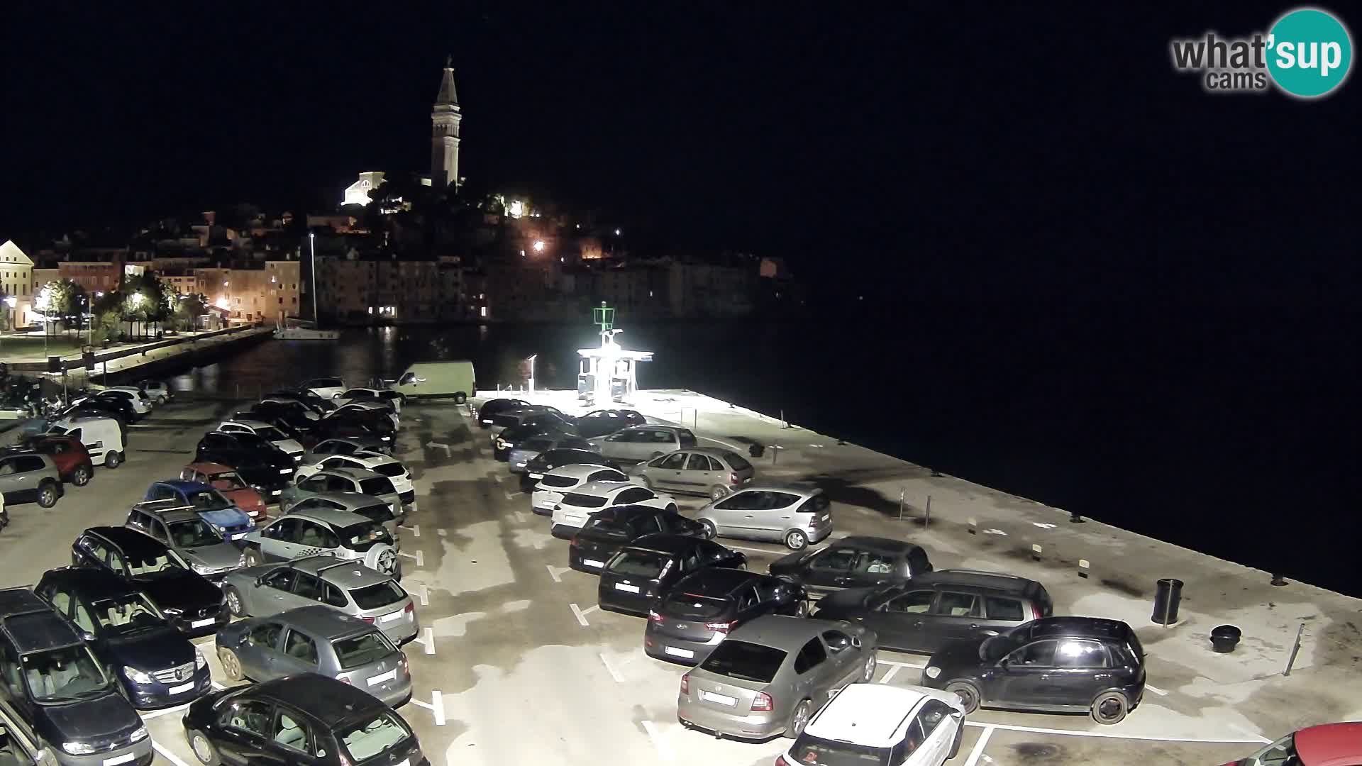Webcam Rovigno / Rovinj – panorama della città