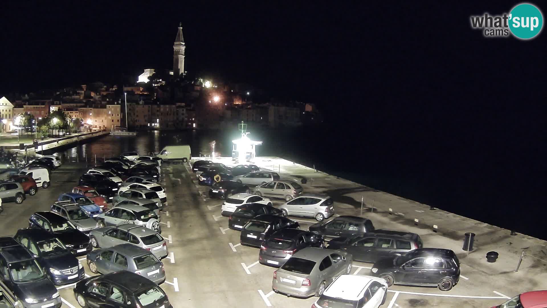 Spletna kamera Rovinj panorama mesta | Istra