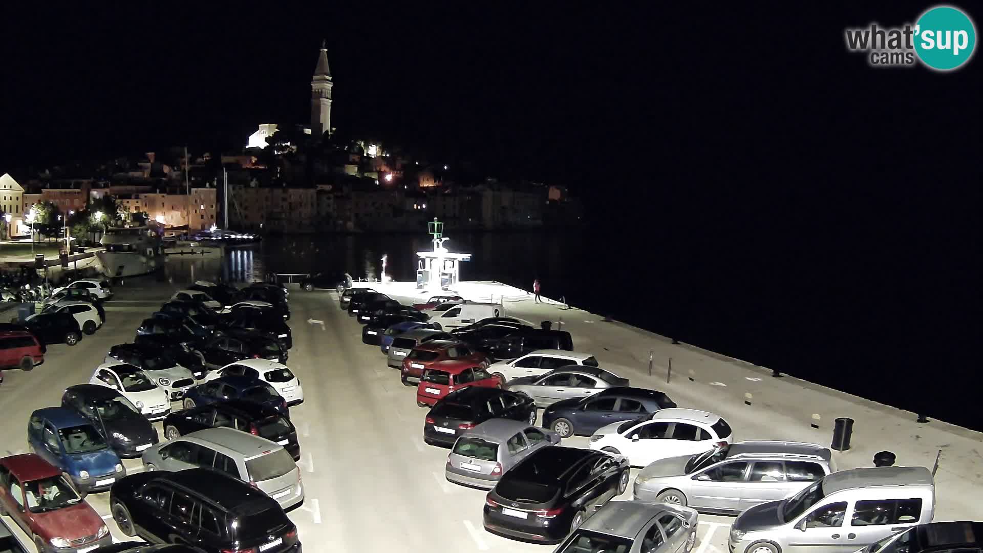 Spletna kamera Rovinj panorama mesta | Istra