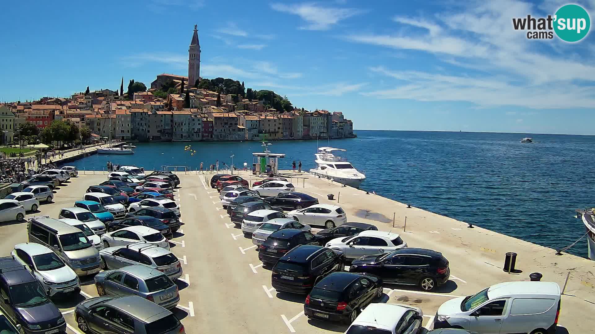 Spletna kamera Rovinj – panorama mesta