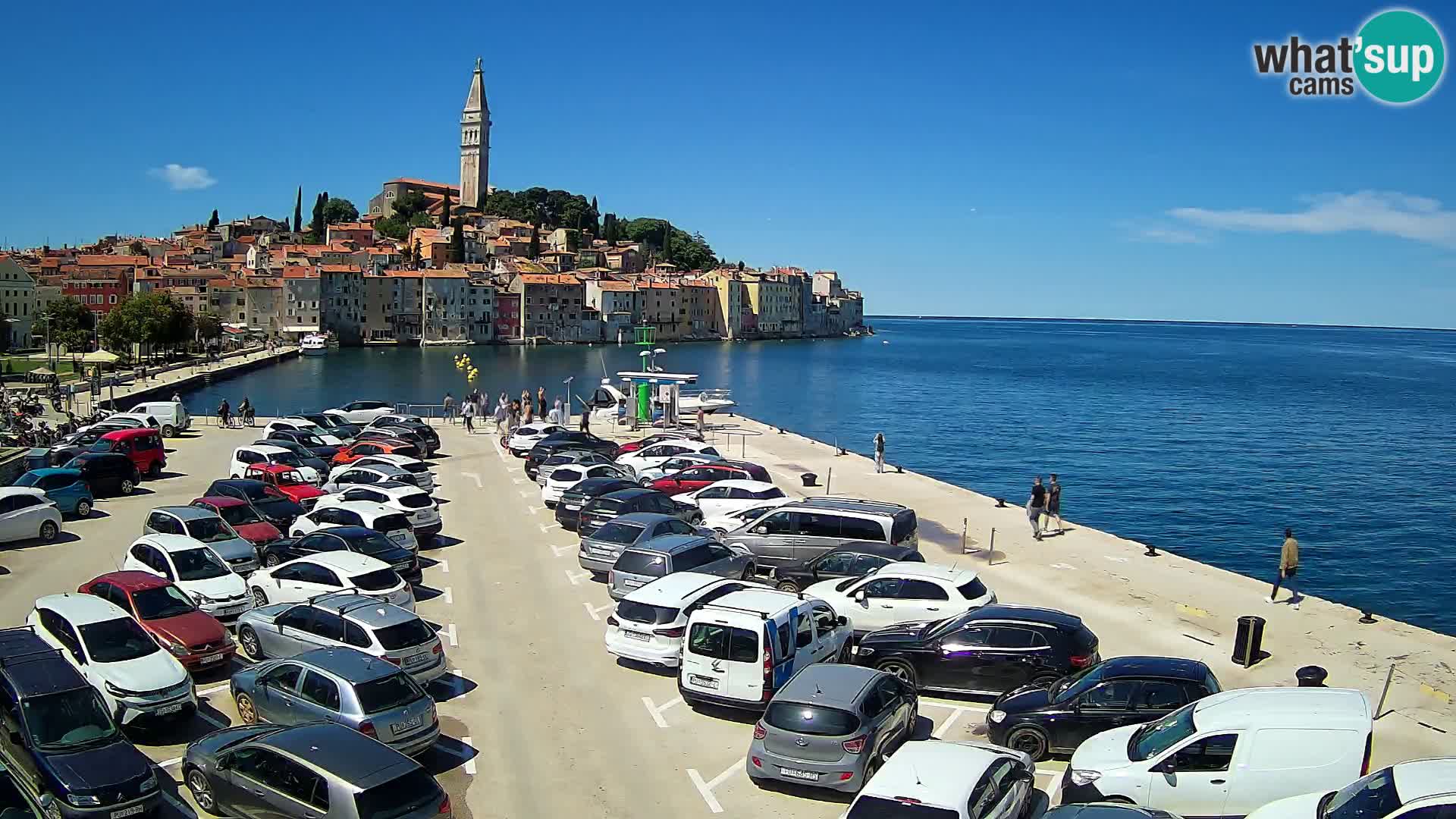Spletna kamera Rovinj – panorama mesta
