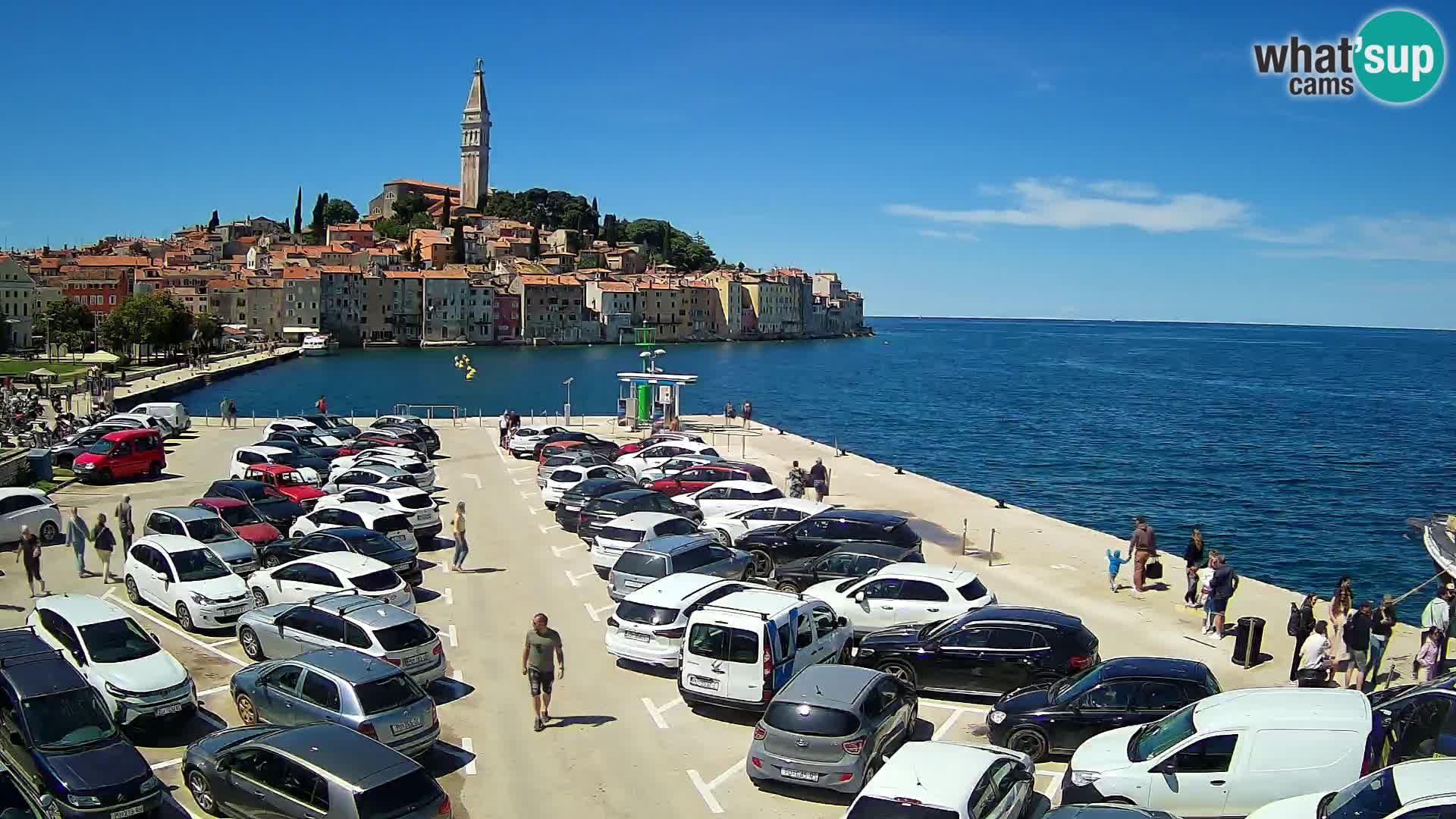 Spletna kamera Rovinj – panorama mesta