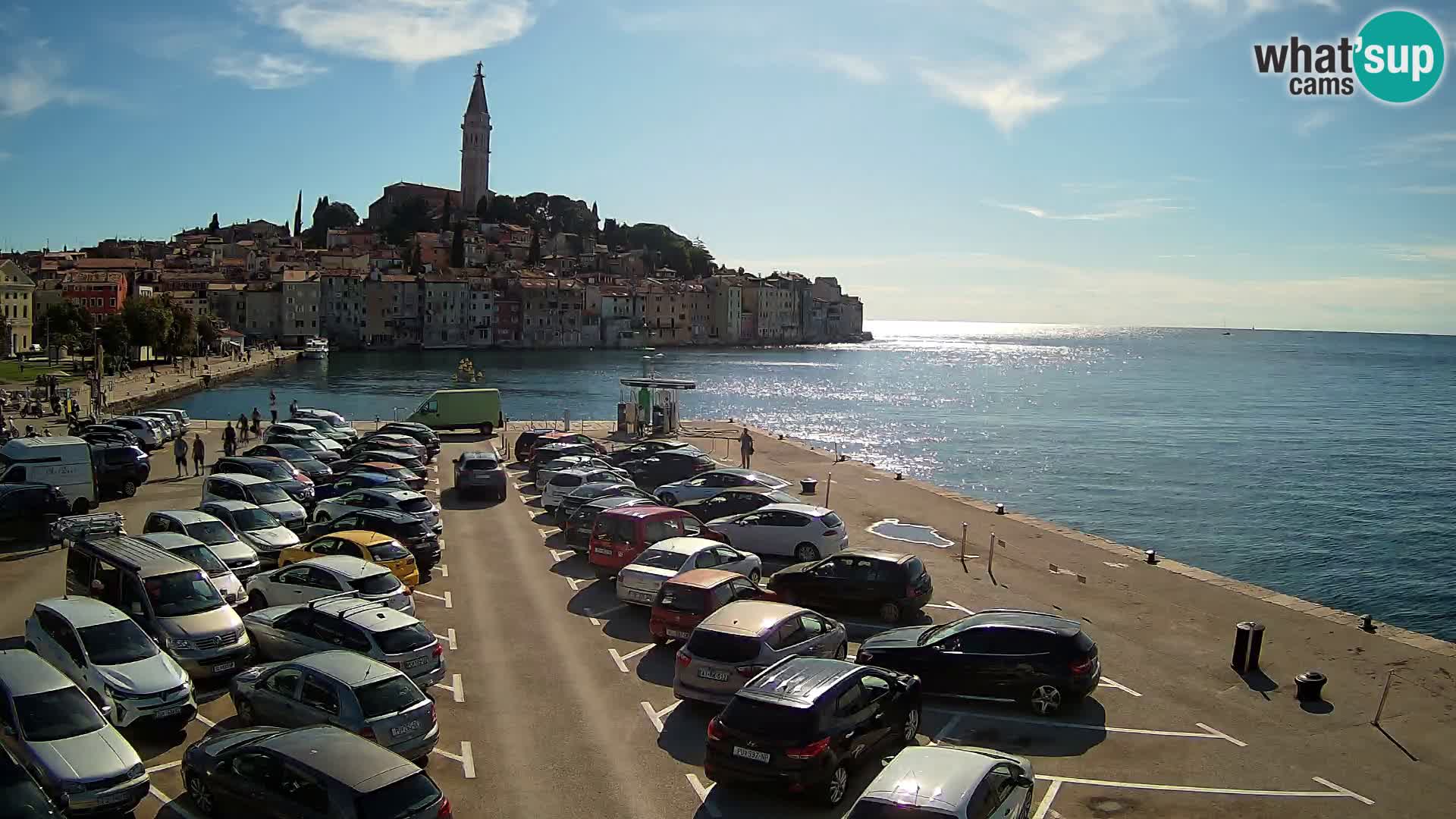 Spletna kamera Rovinj – panorama mesta