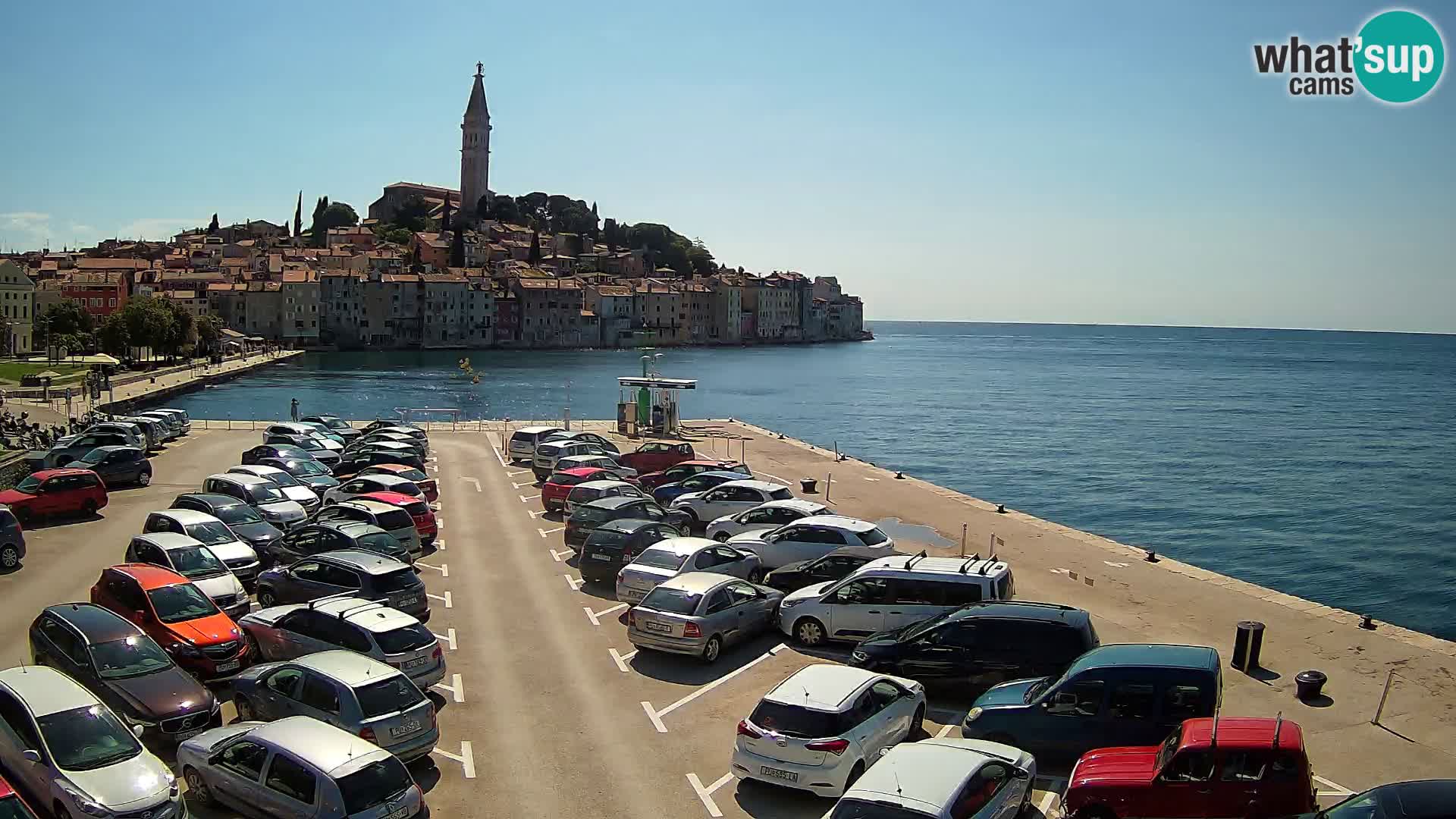 Spletna kamera Rovinj – panorama mesta