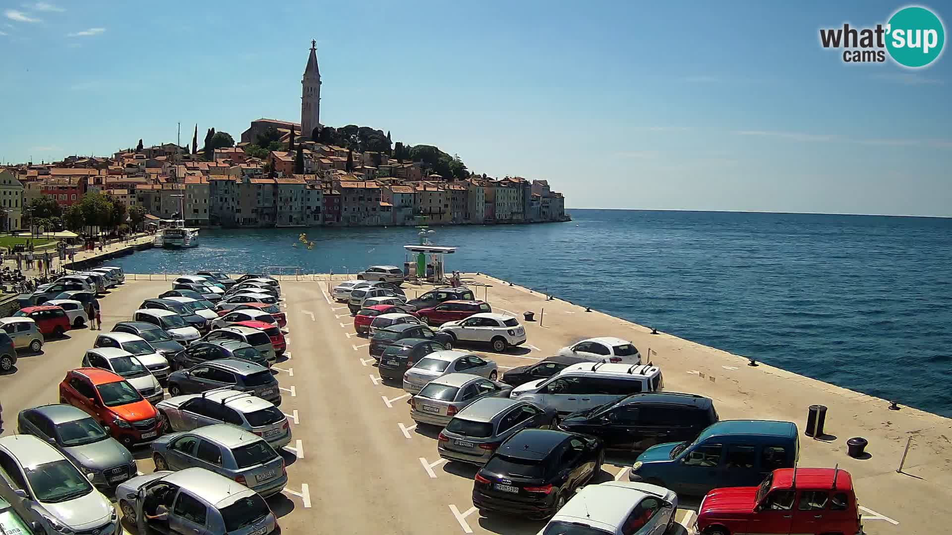 Webcam Rovigno / Rovinj – panorama della città
