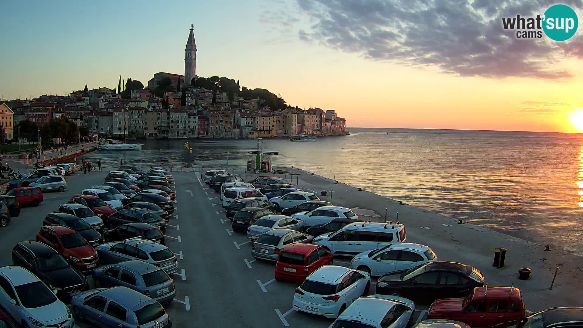 Webcam Rovinj – panorama de la ciudad
