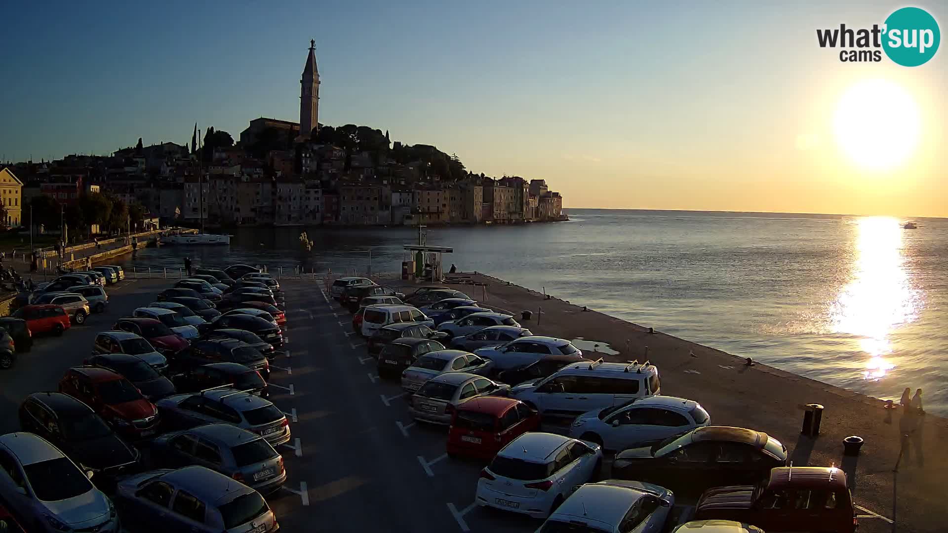 Webcam live Rovinj – panorama de la ville