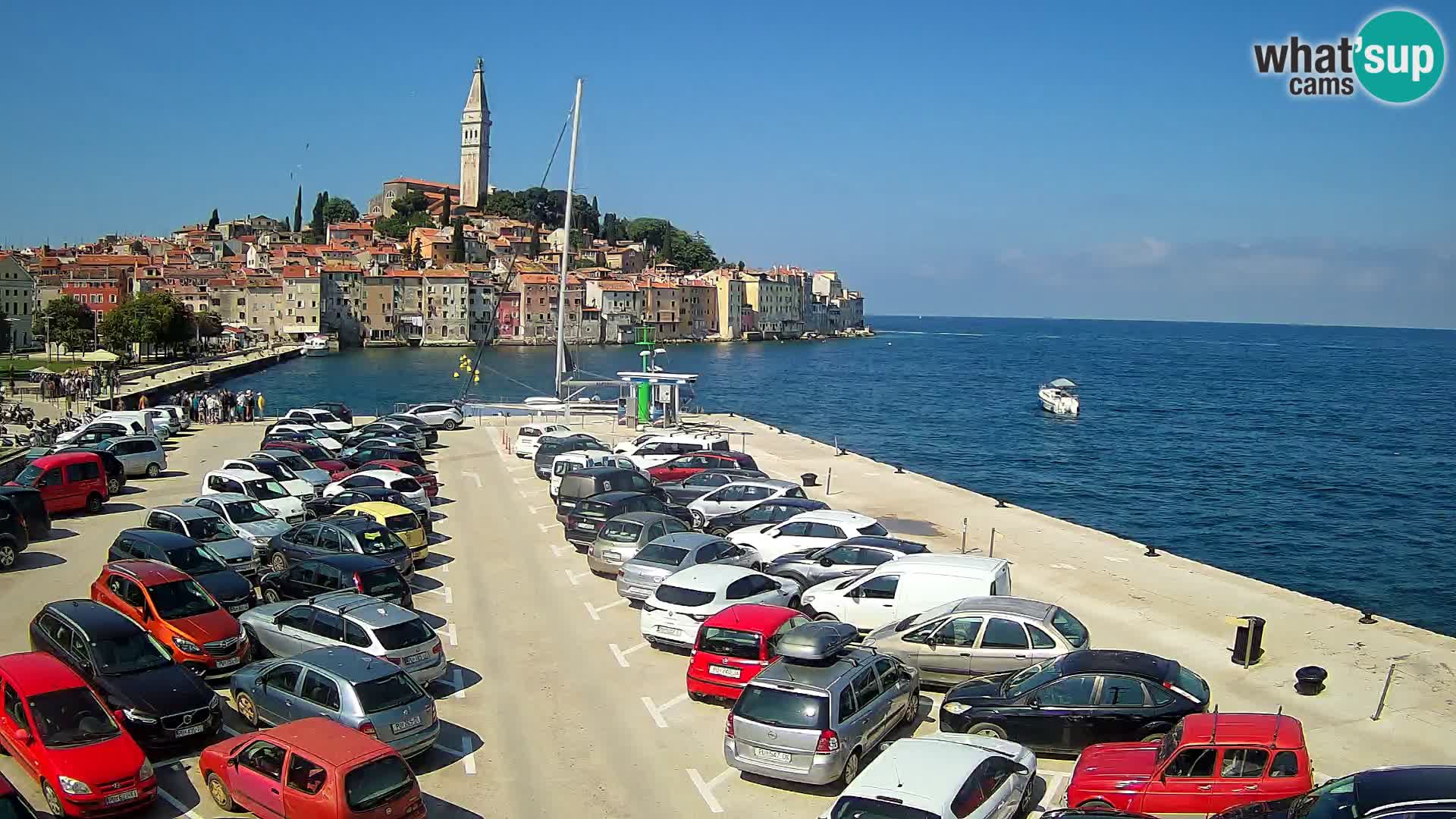 Spletna kamera Rovinj – panorama mesta