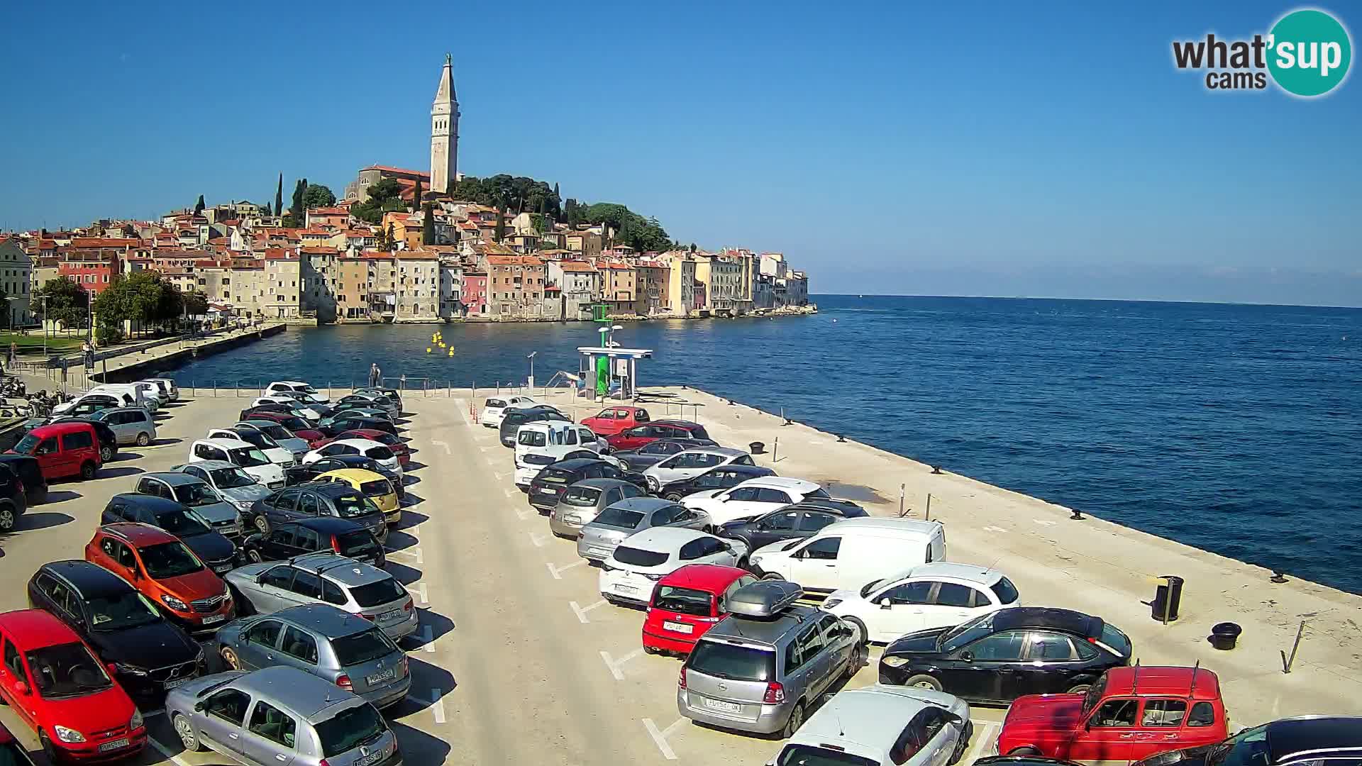 Webcam live Rovinj – panorama de la ville