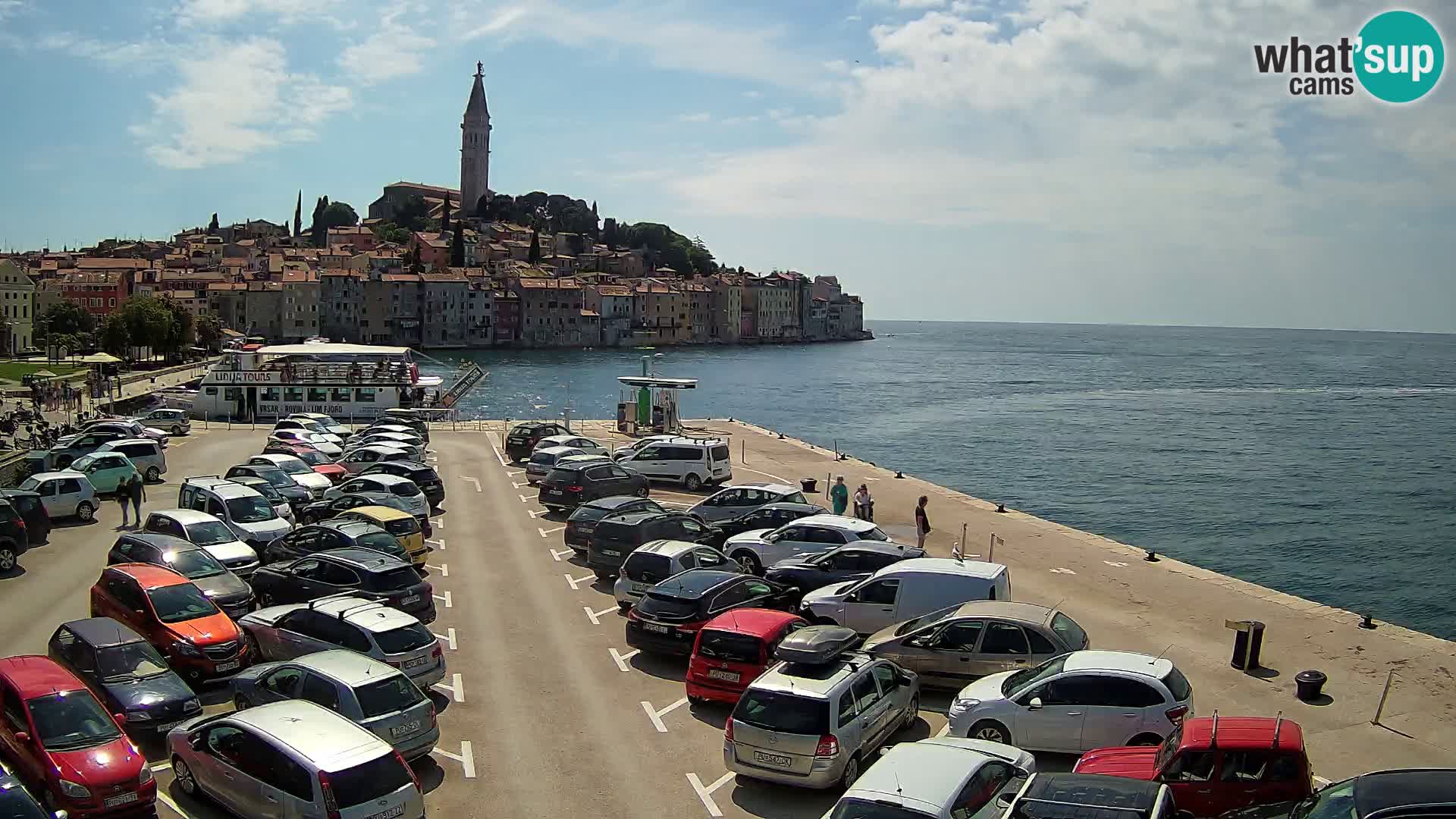 Webcam Rovinj – panorama de la ciudad
