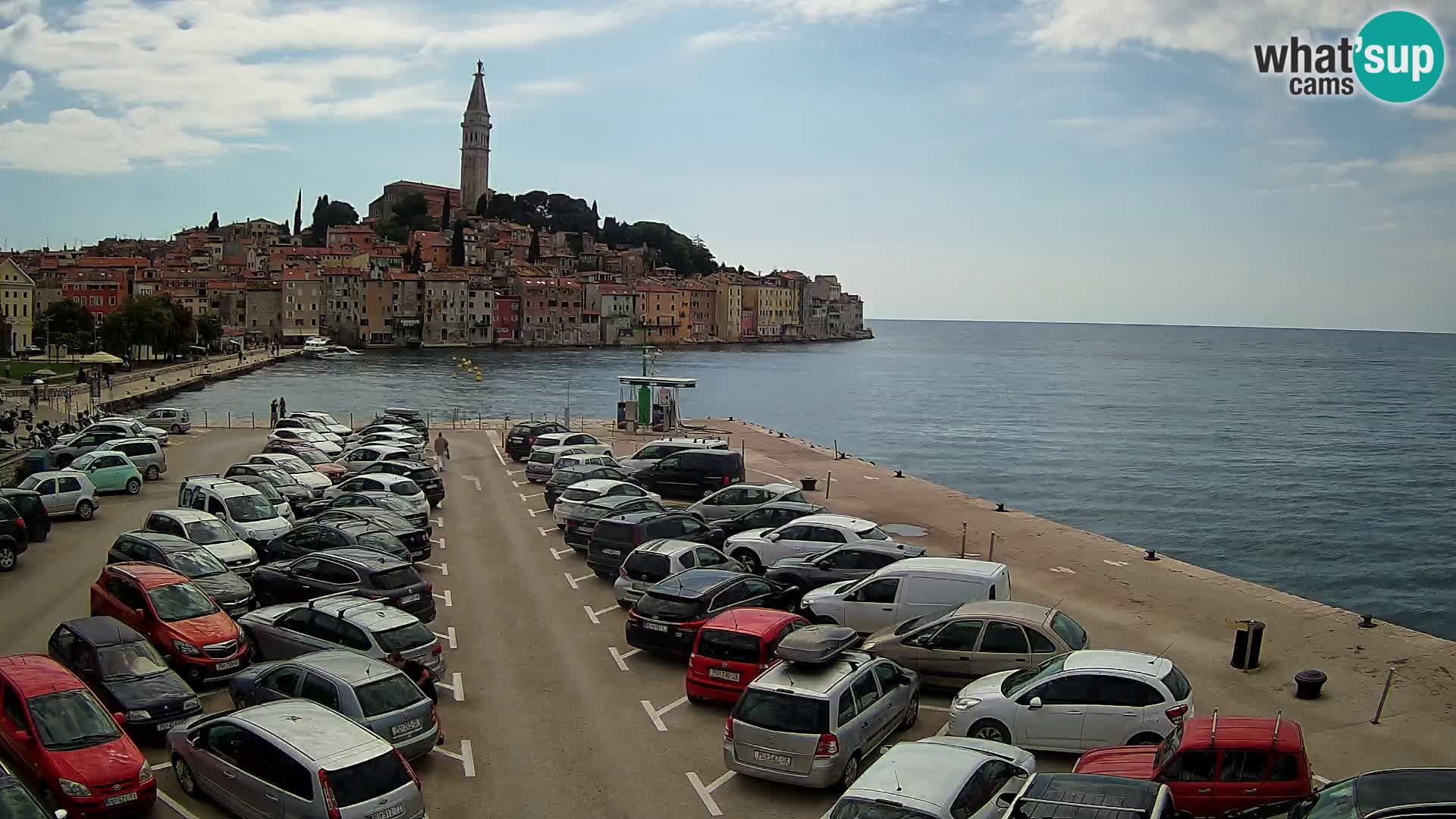 Webcam Rovigno / Rovinj – panorama della città