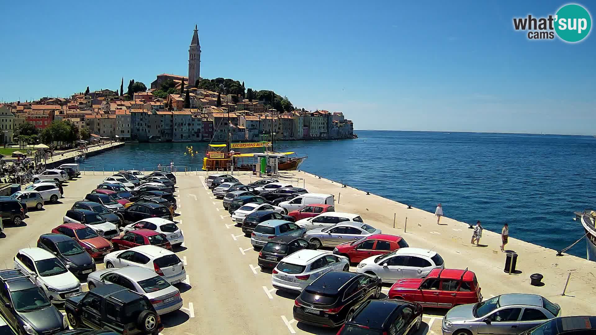 Webcam Rovinj panorama de la ciudad | Istria