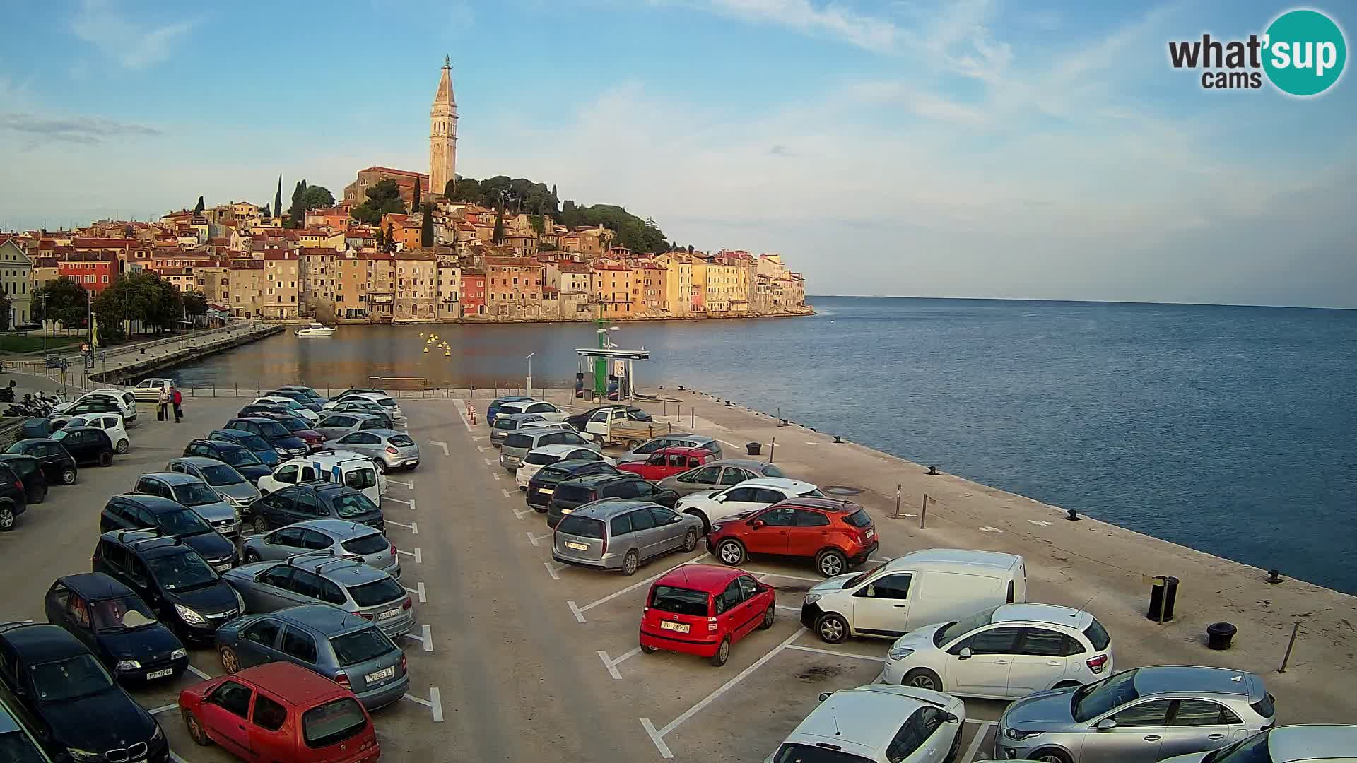 Web kamera Rovinj panorama grada
