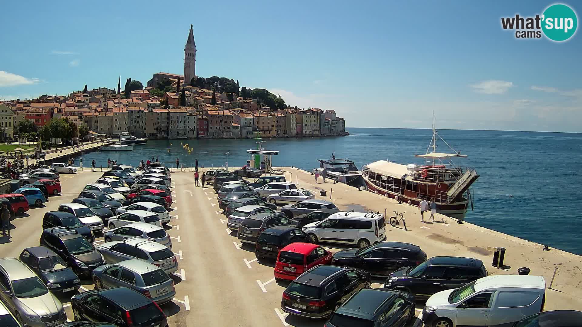 Web kamera Rovinj panorama grada