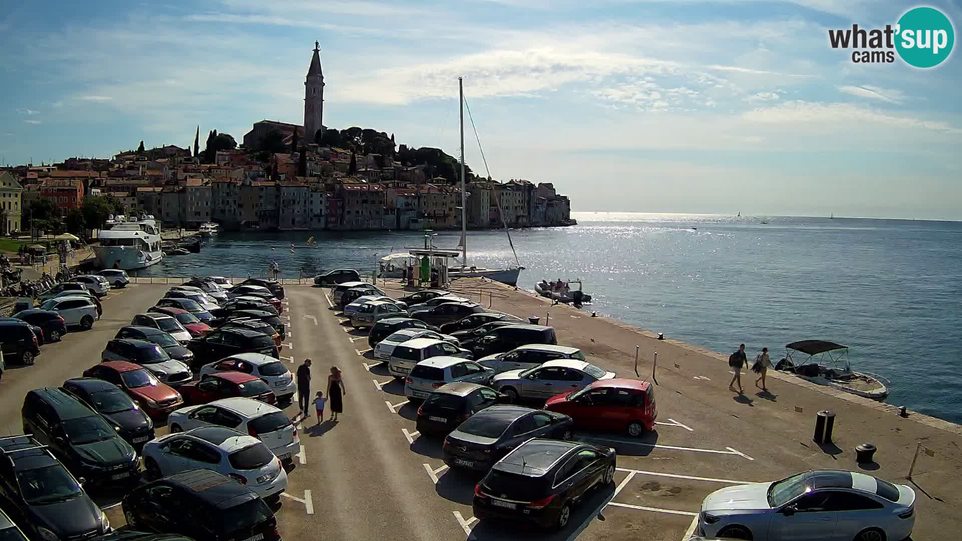 Webcam live Rovinj panorama de la ville | Istrie