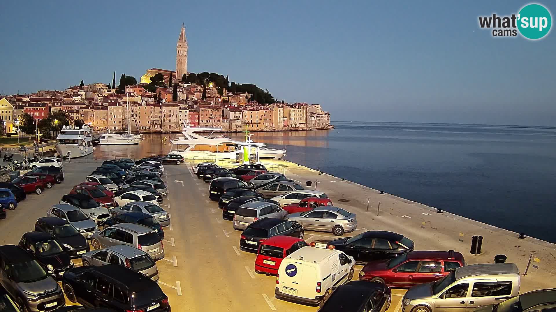 Web kamera Rovinj panorama grada