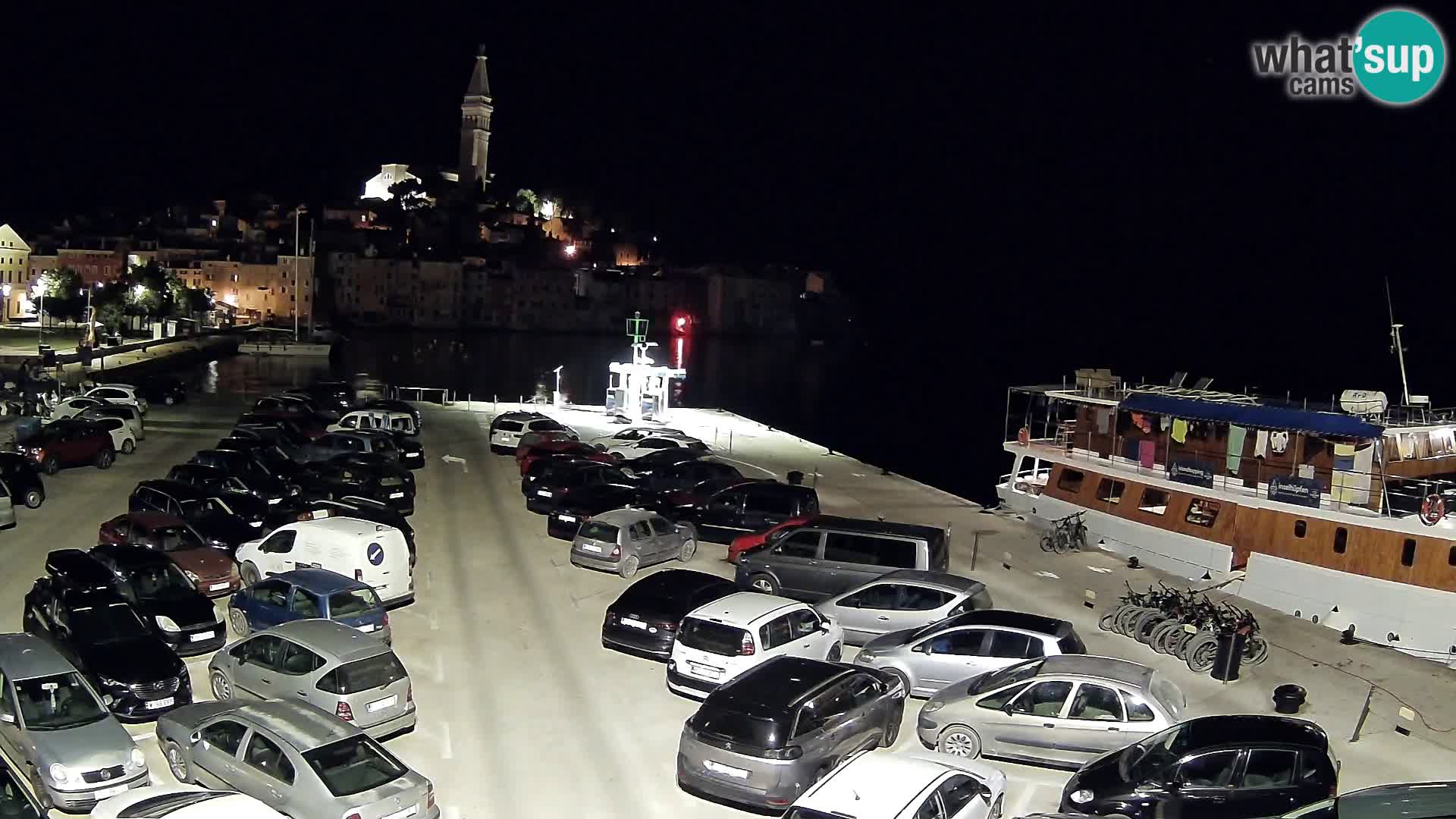 Webcam live Rovinj panorama de la ville | Istrie