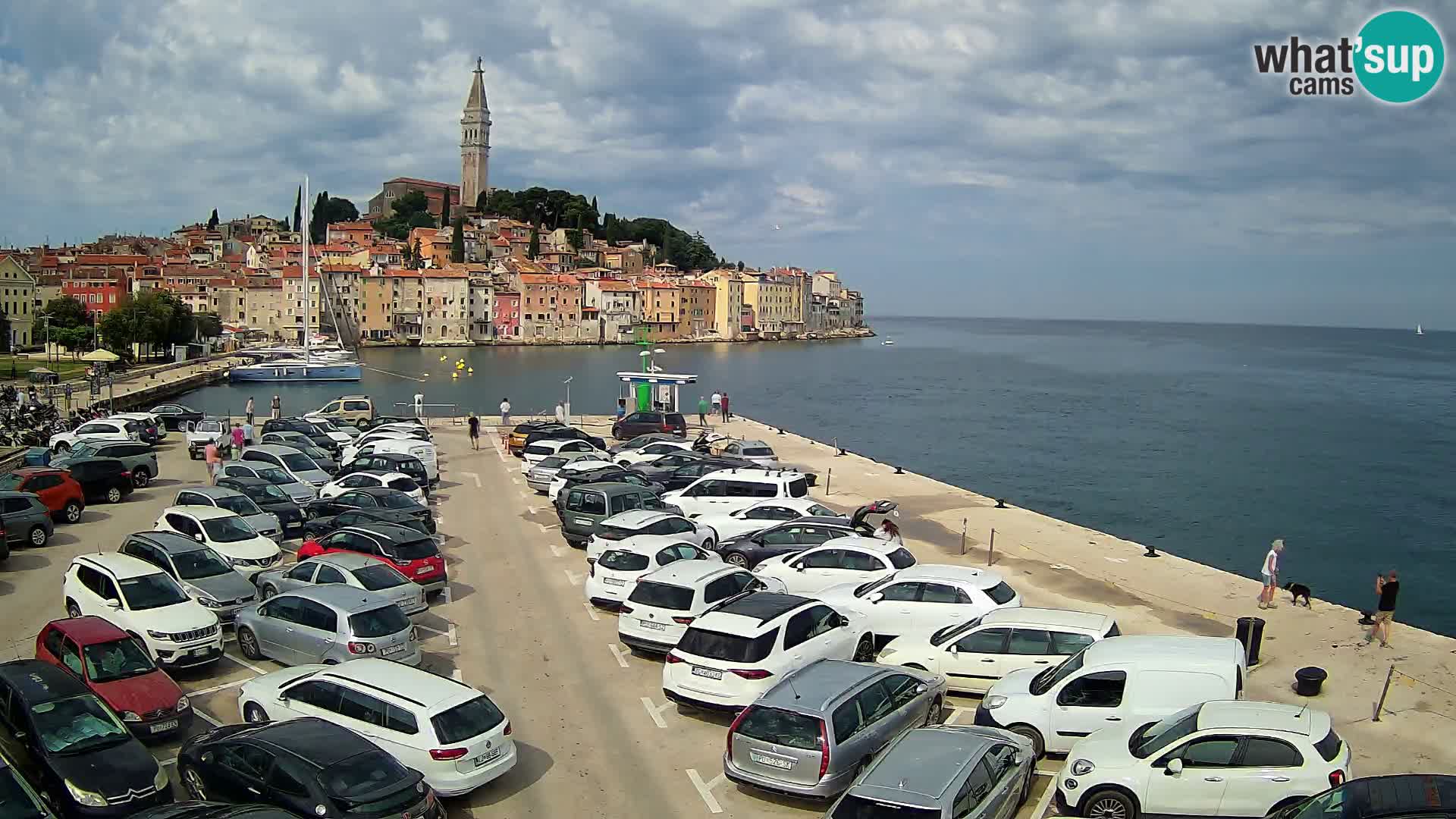 Web kamera Rovinj panorama grada