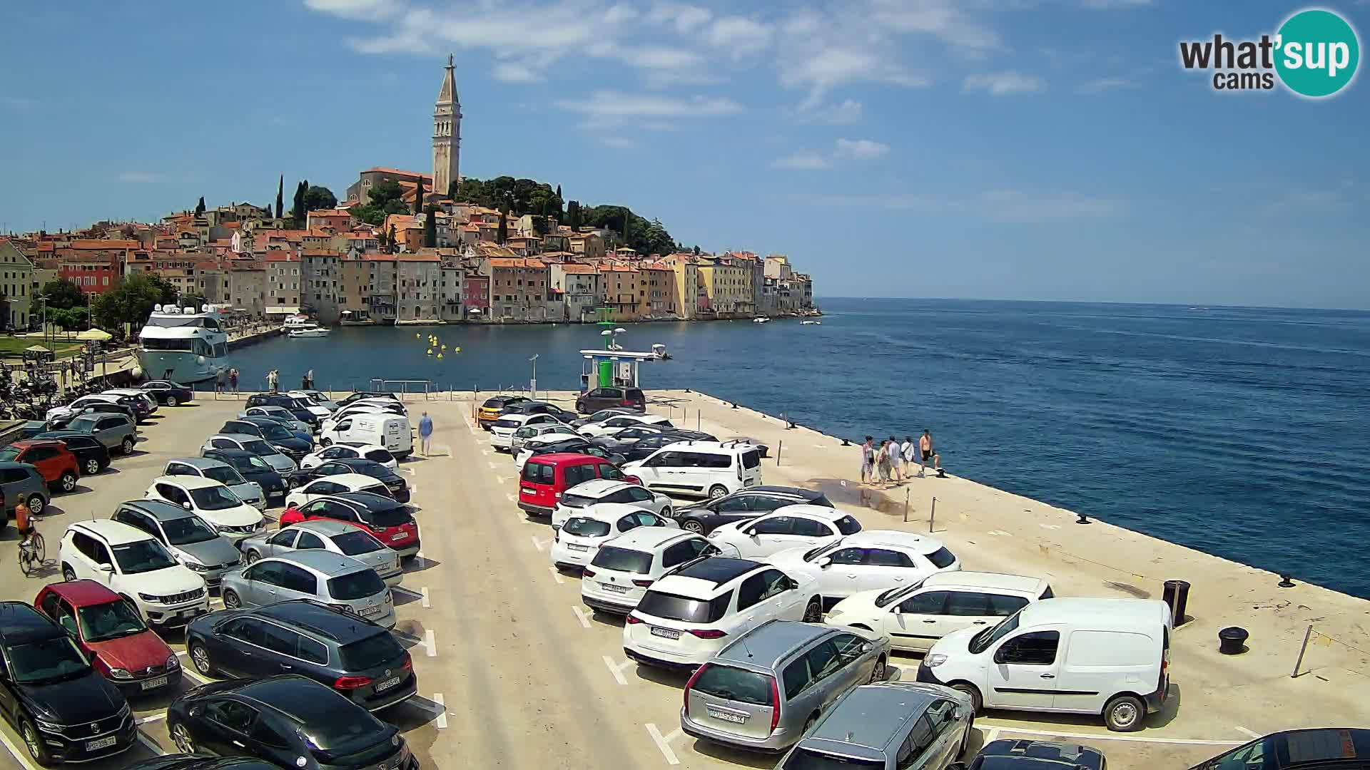 Webcam Rovinj panorama de la ciudad | Istria