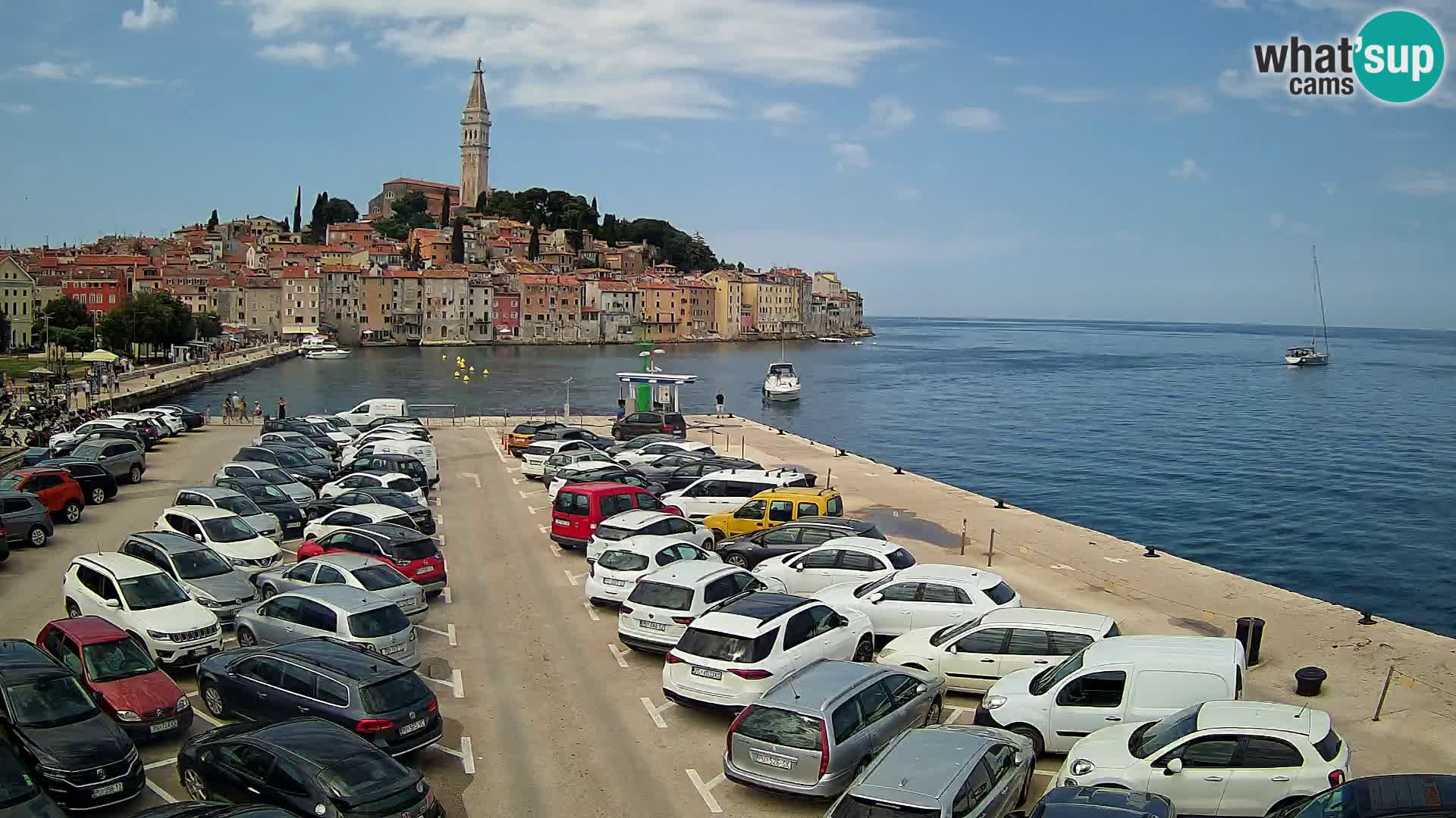 Webcam Rovinj panorama de la ciudad | Istria