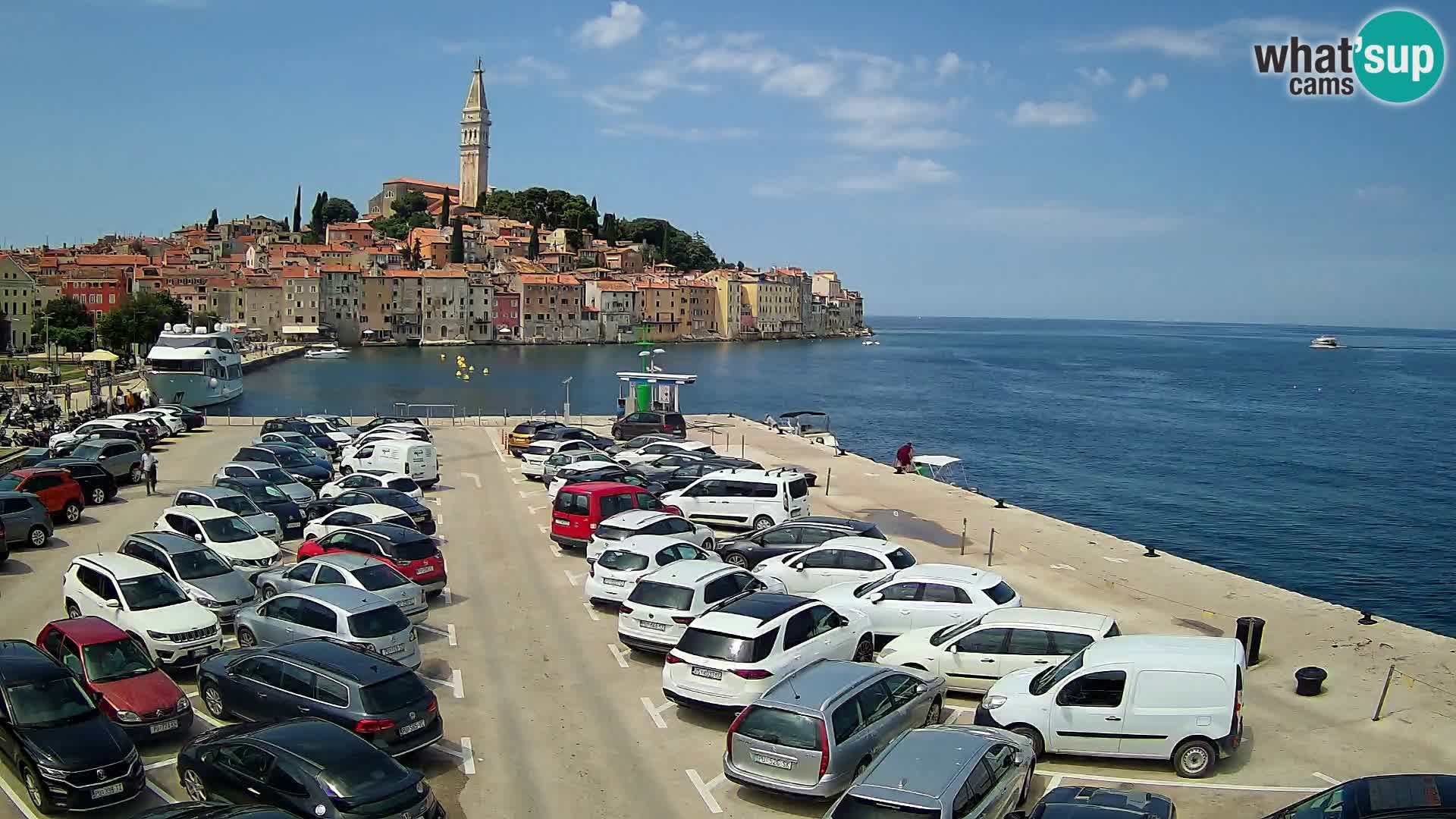 Webcam Rovinj panorama de la ciudad | Istria