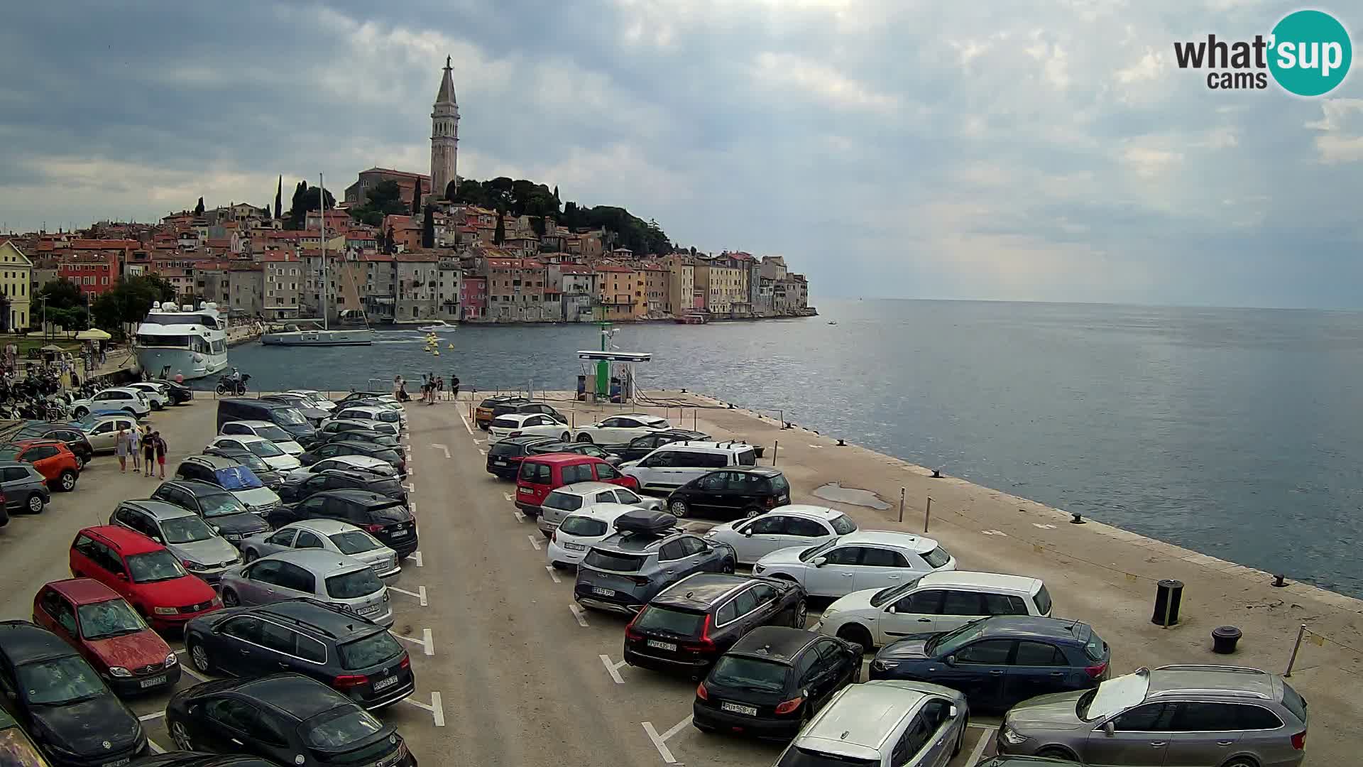 Webcam live Rovinj panorama de la ville | Istrie
