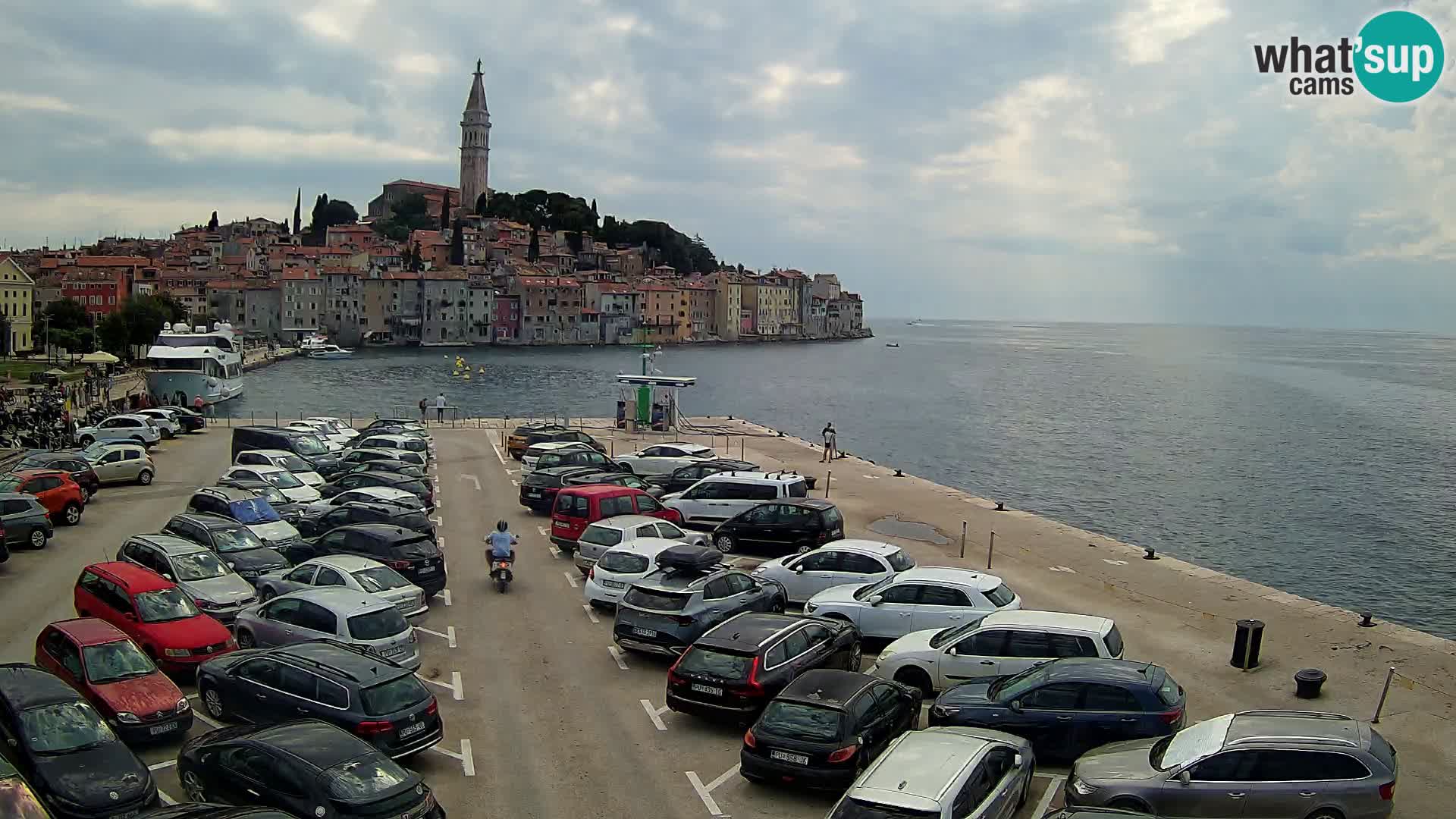 Web kamera Rovinj panorama grada