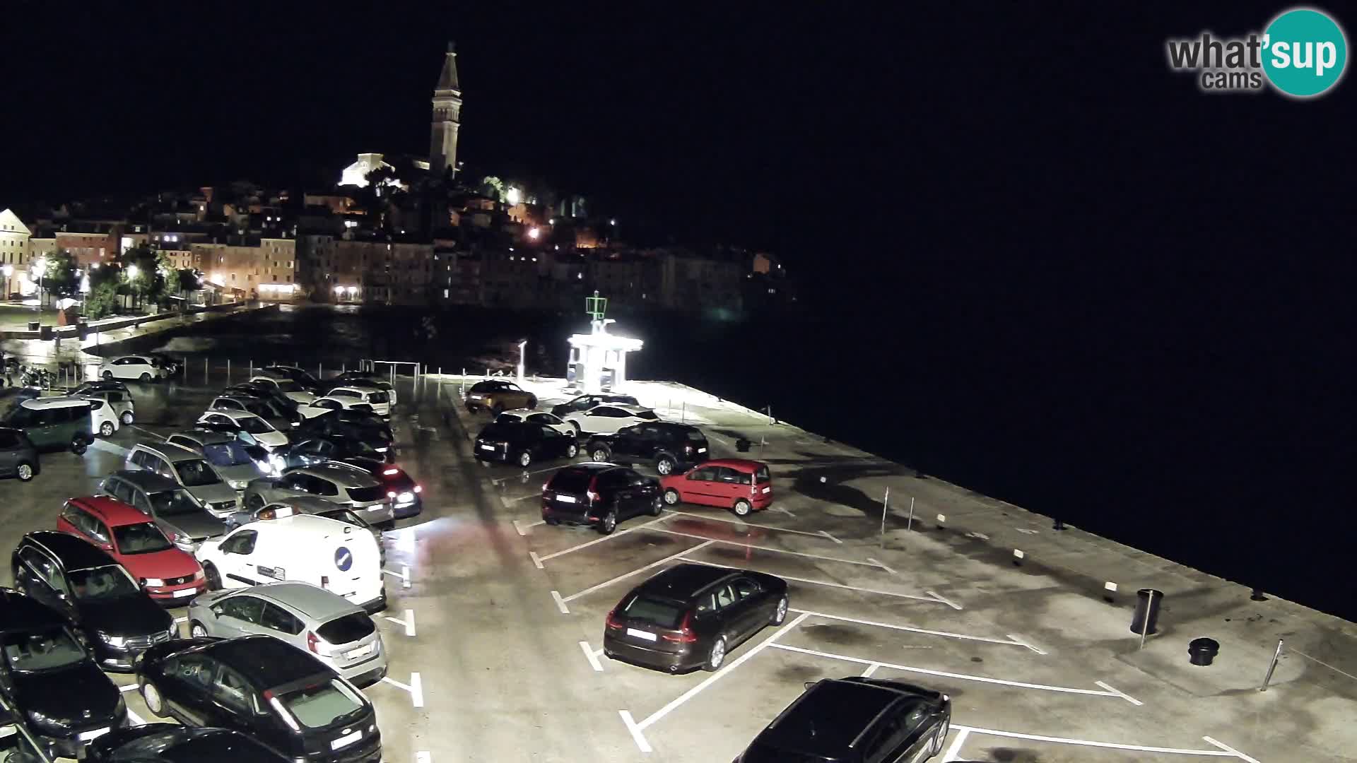 Spletna kamera Rovinj panorama mesta | Istra