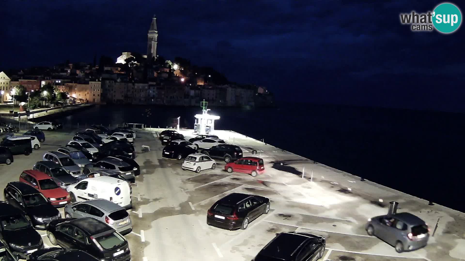 Webcam live Rovinj panorama de la ville | Istrie