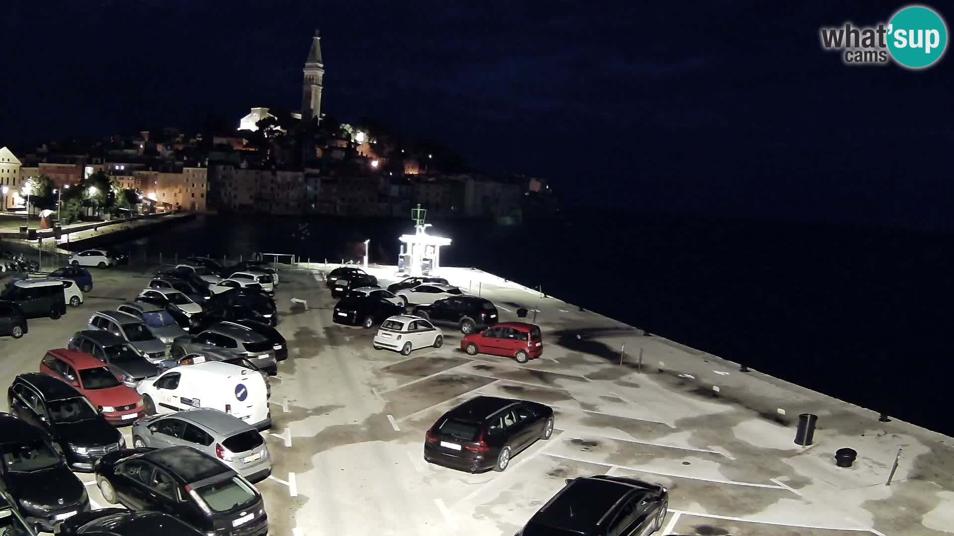 Webcam live Rovinj panorama de la ville | Istrie