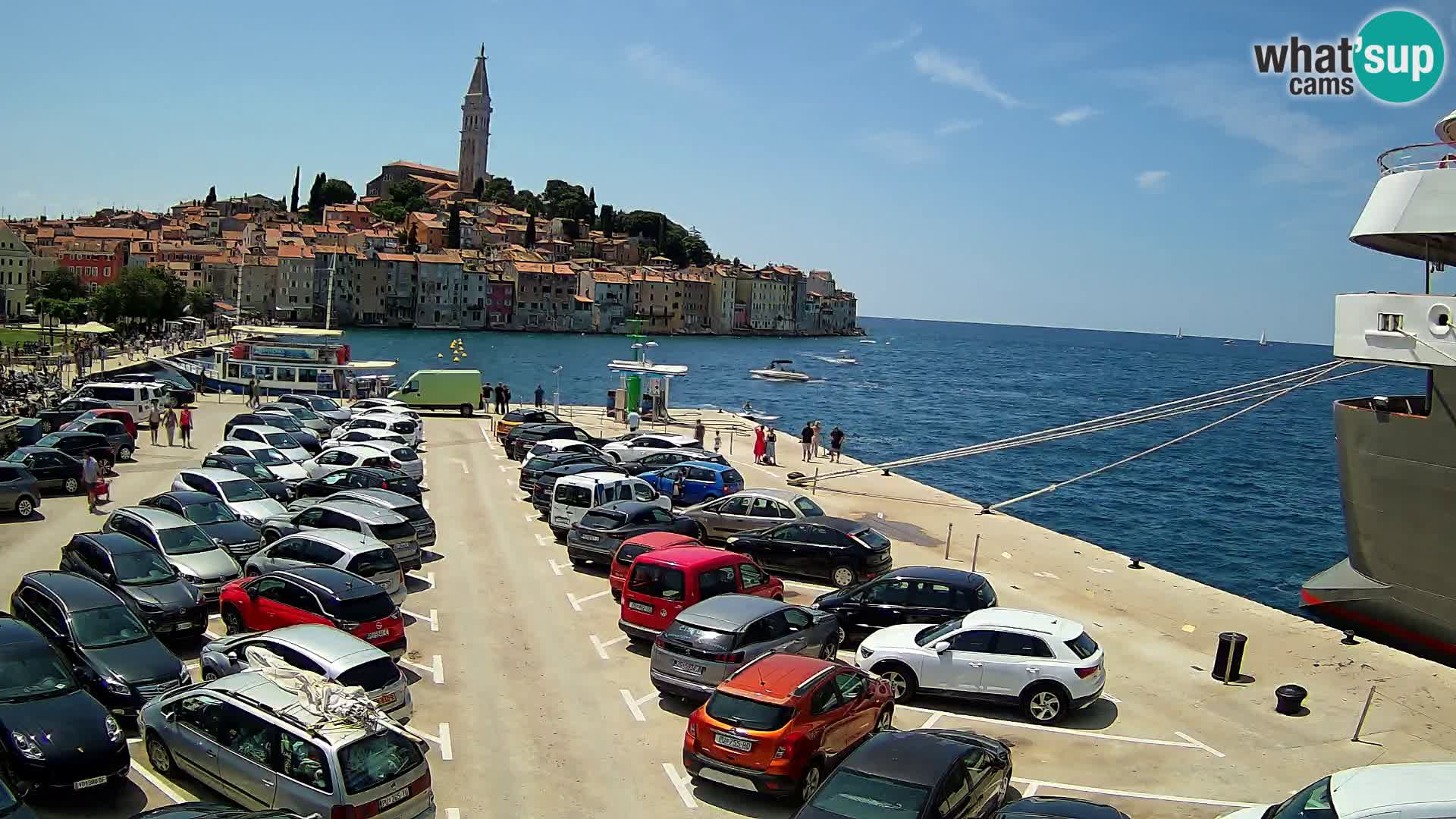 Webcam Rovinj panorama de la ciudad | Istria