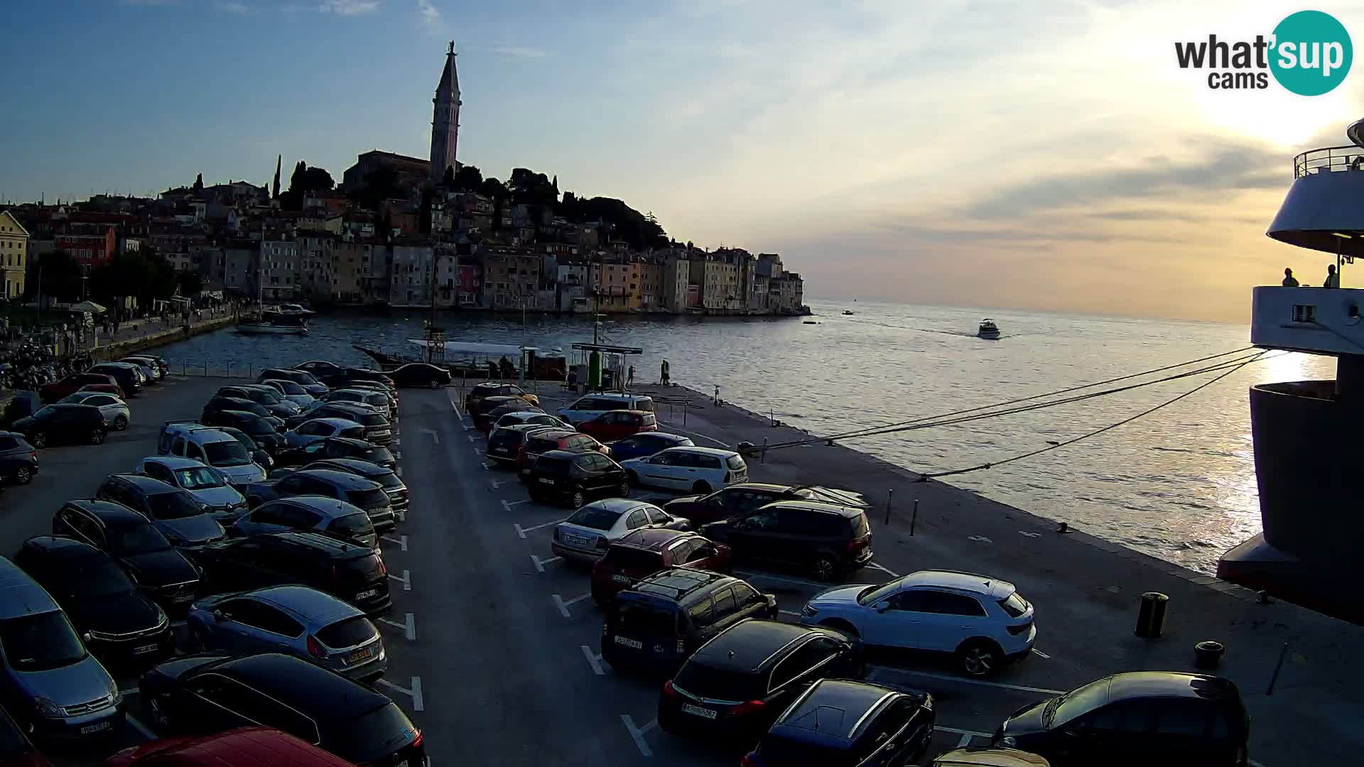 Webcam live Rovinj panorama de la ville | Istrie