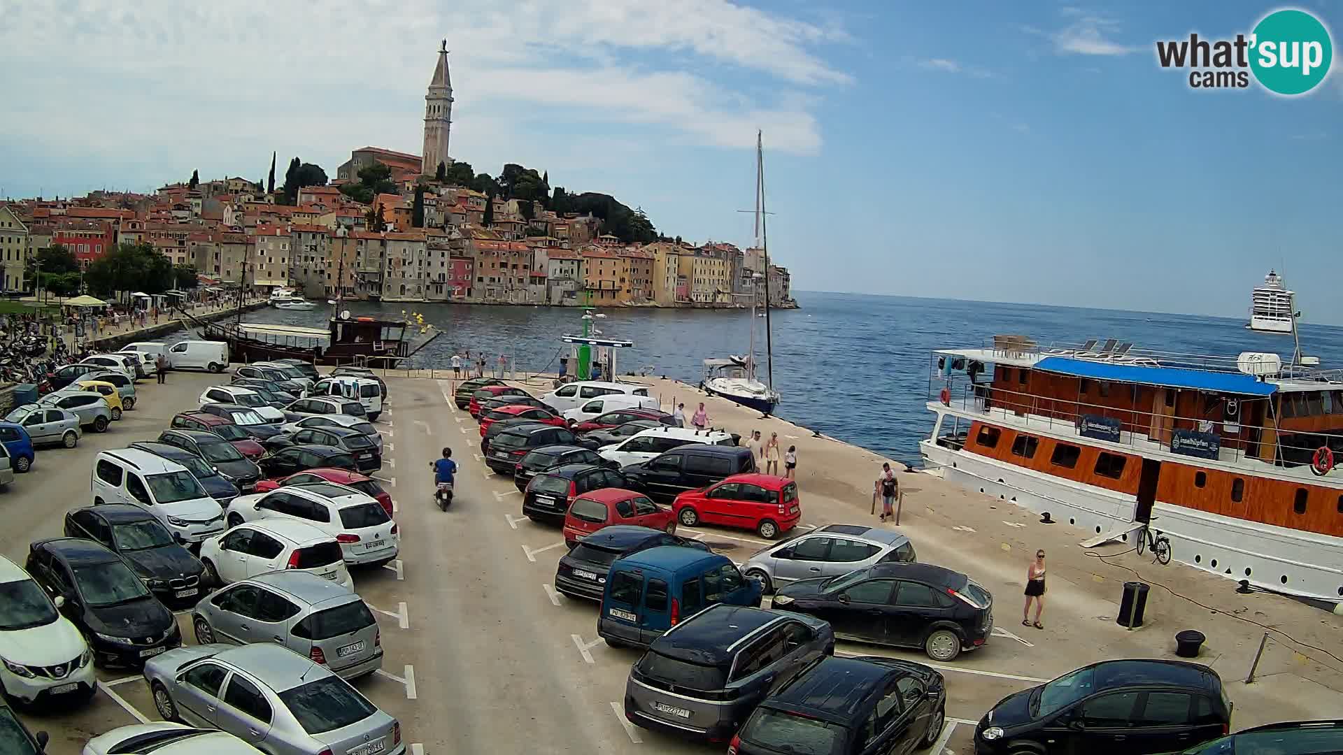 Webcam Rovinj panorama de la ciudad | Istria