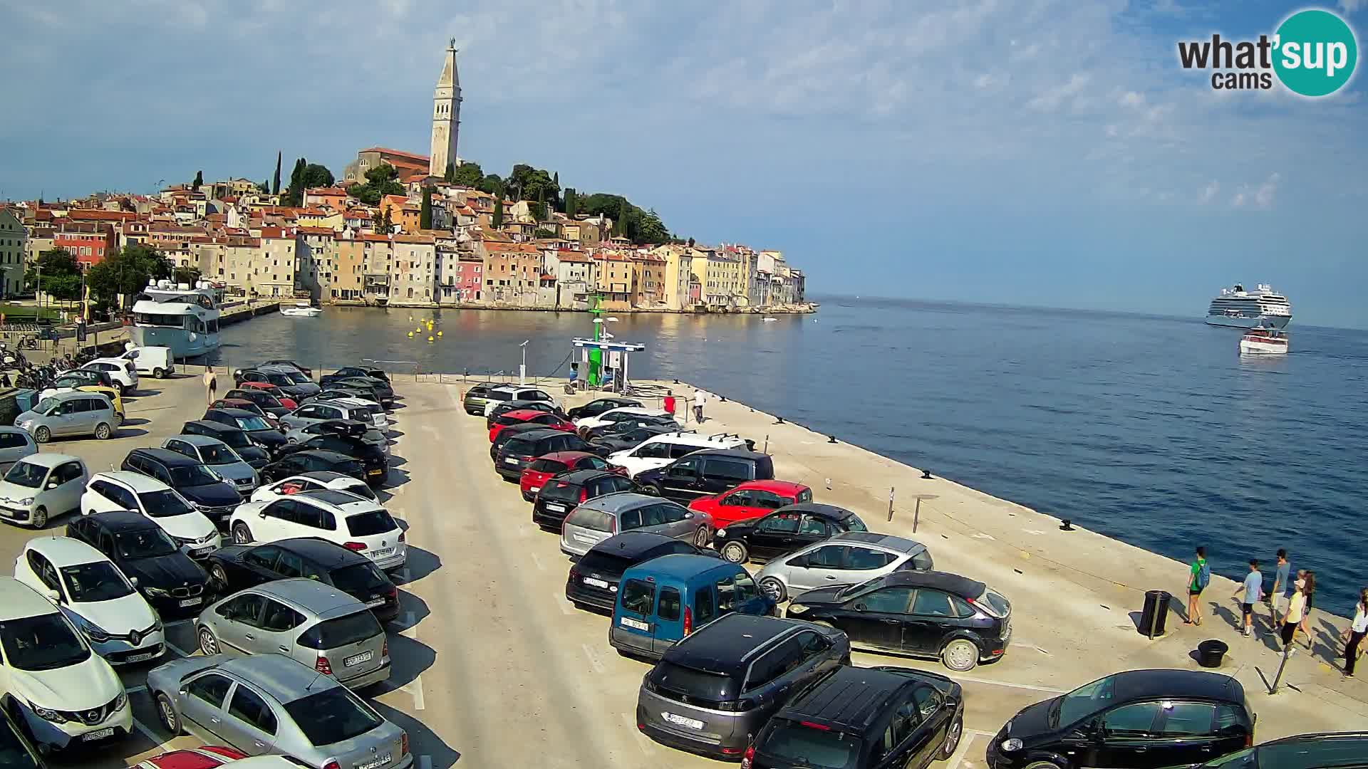 Webcam Rovinj panorama de la ciudad | Istria