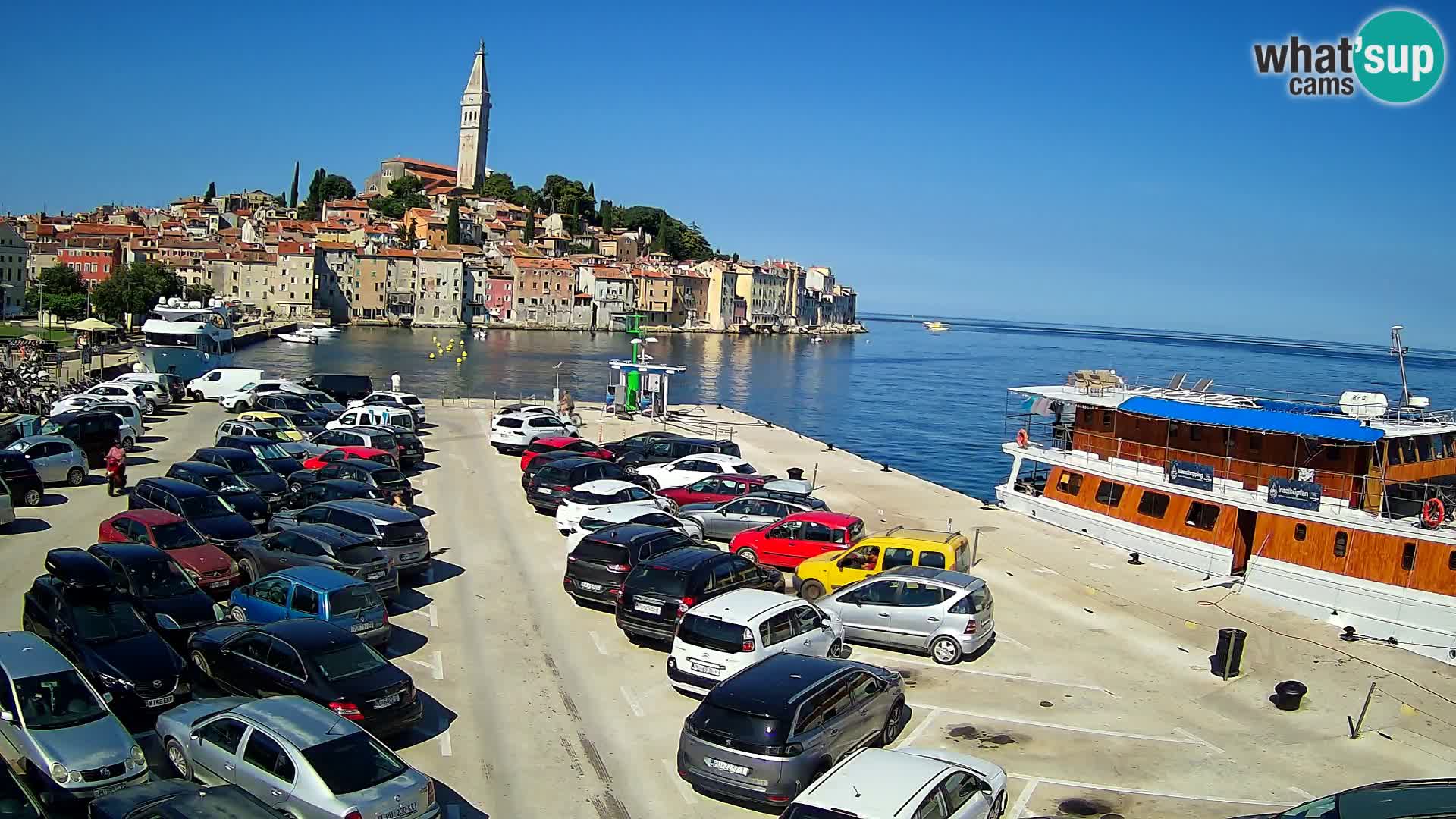 Webcam Rovinj panorama de la ciudad | Istria