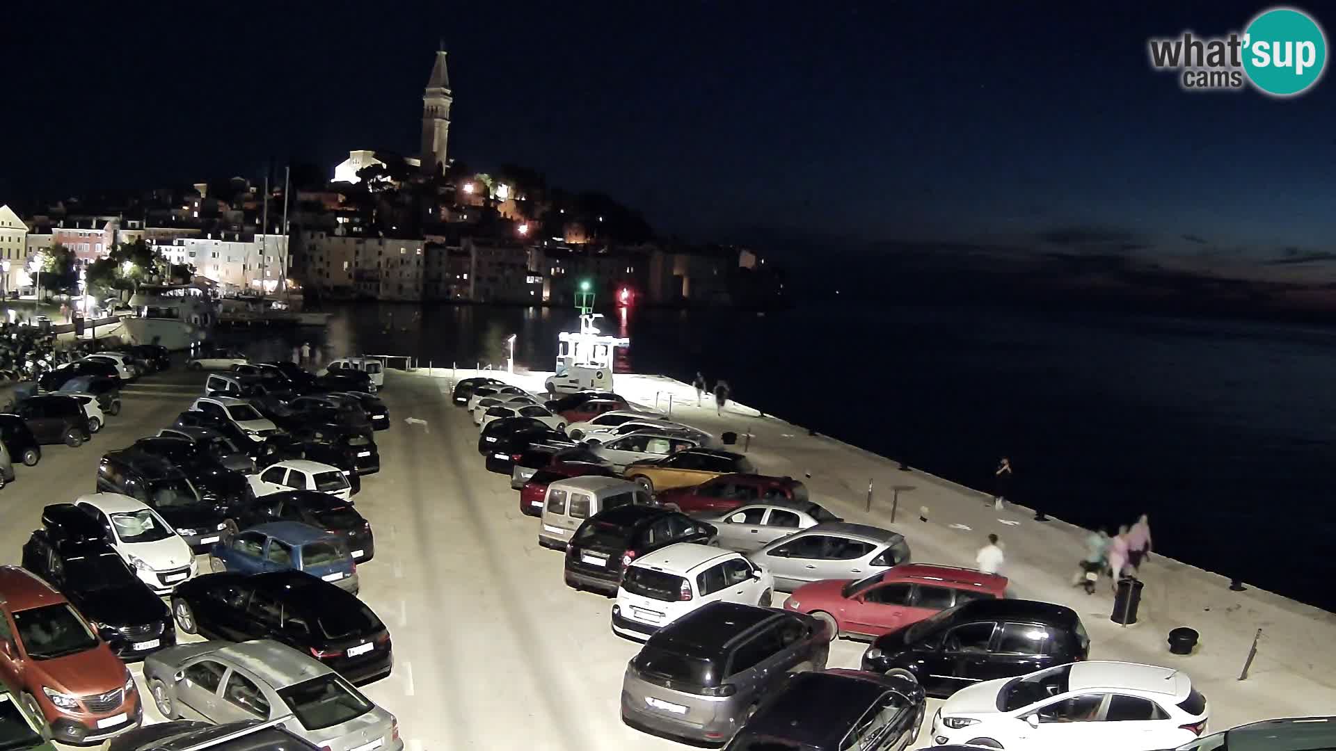 Webcam live Rovinj panorama de la ville | Istrie