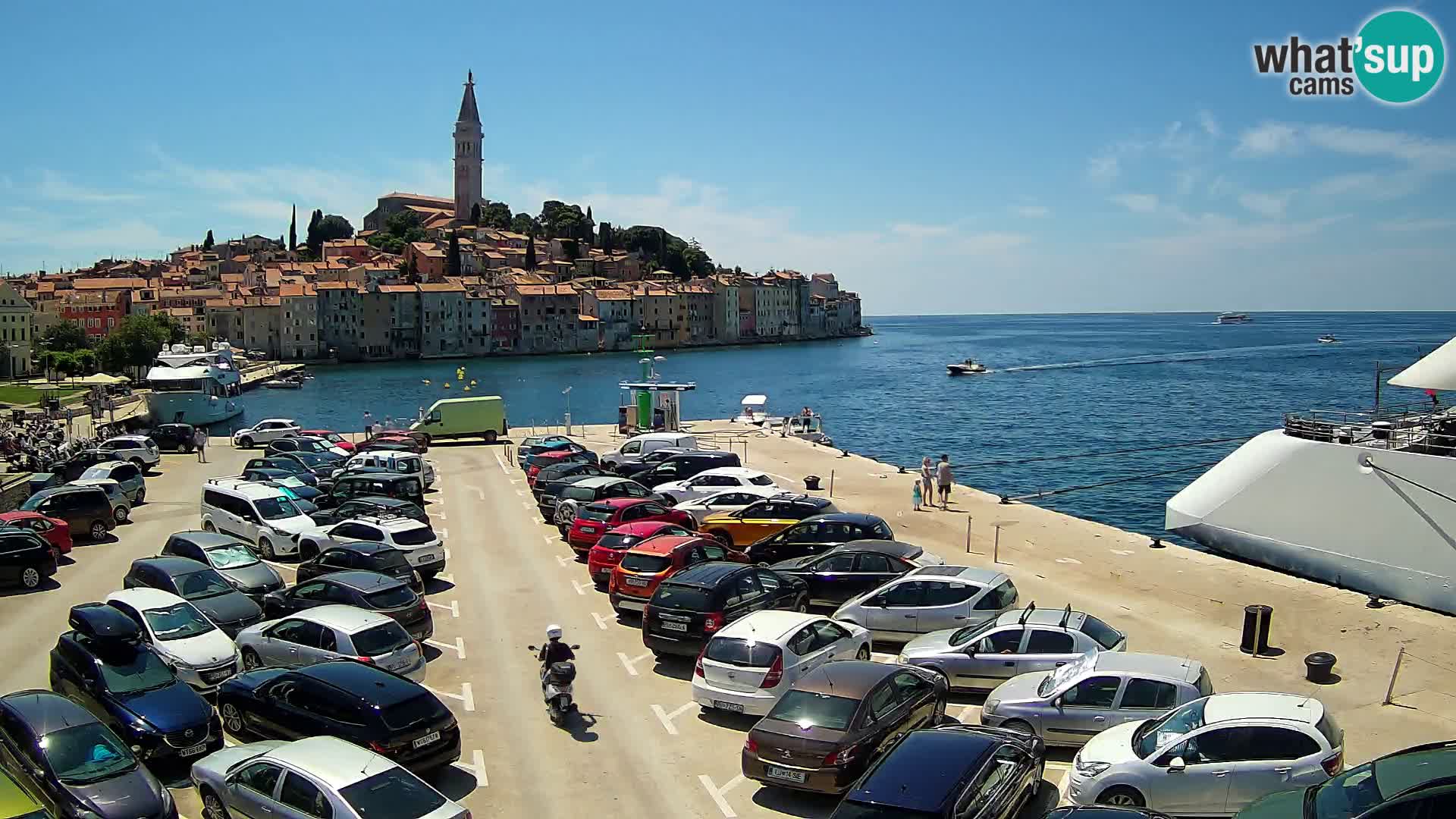 Web kamera Rovinj panorama grada