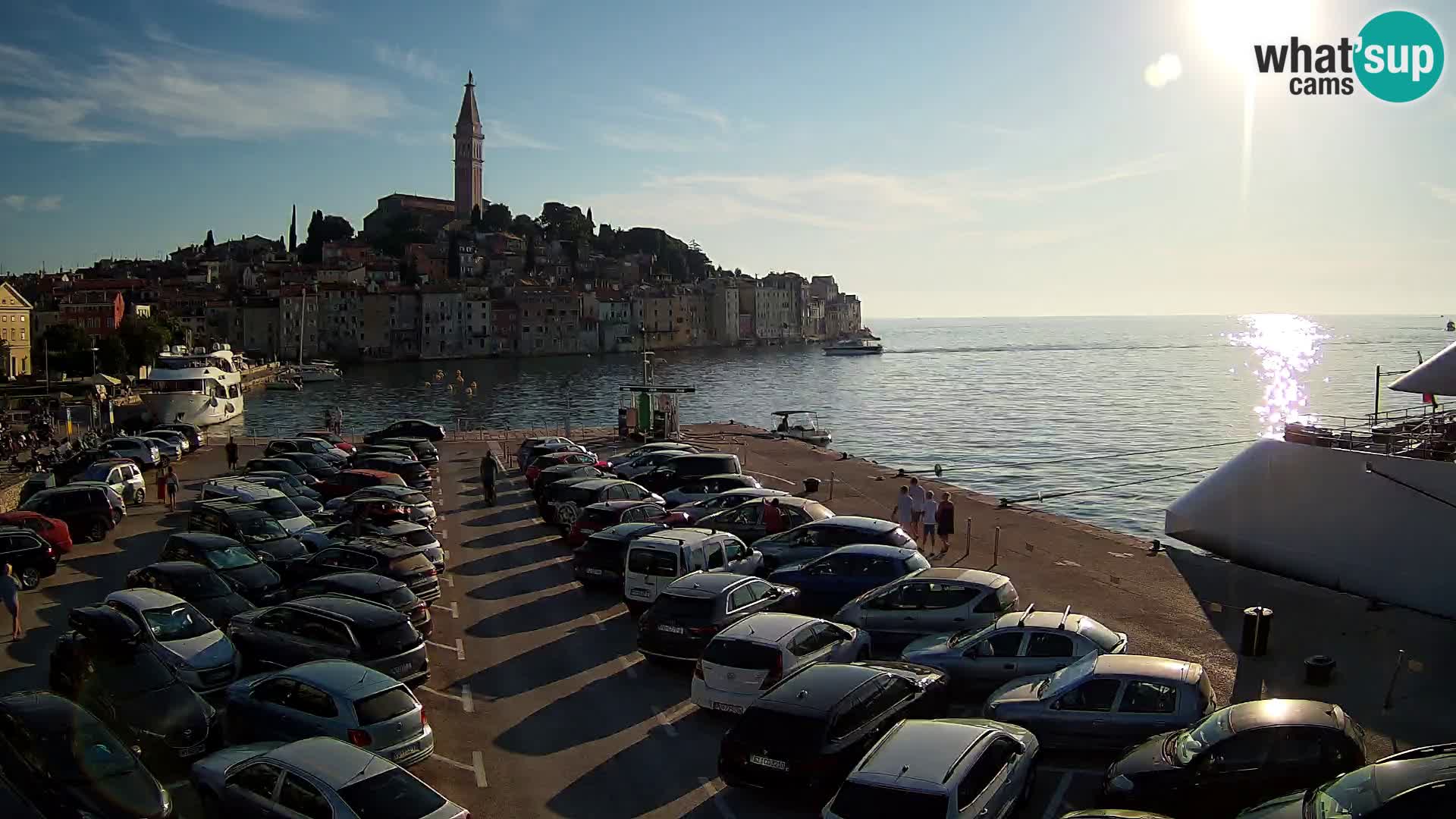 Web kamera Rovinj panorama grada