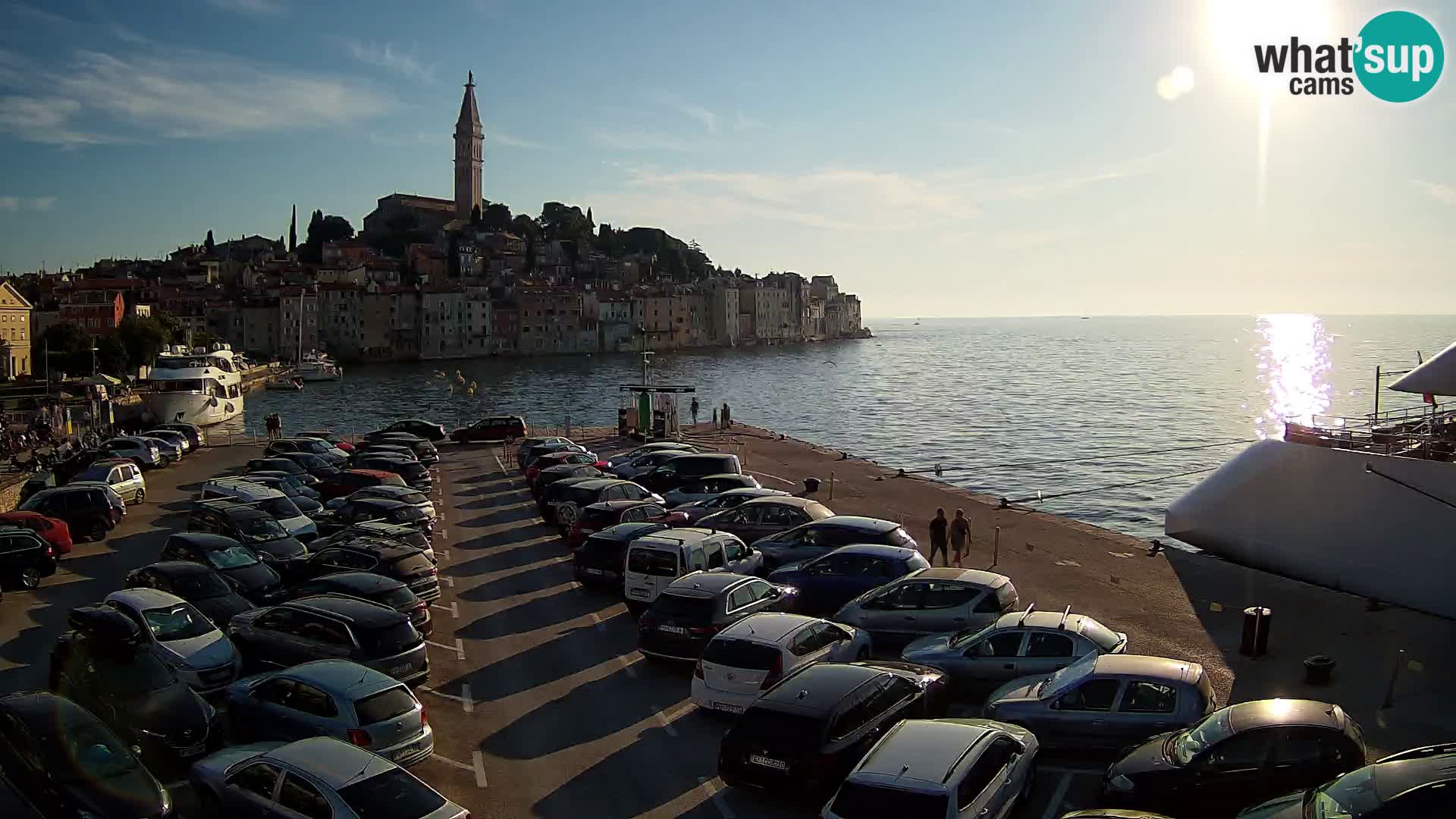 Web kamera Rovinj panorama grada