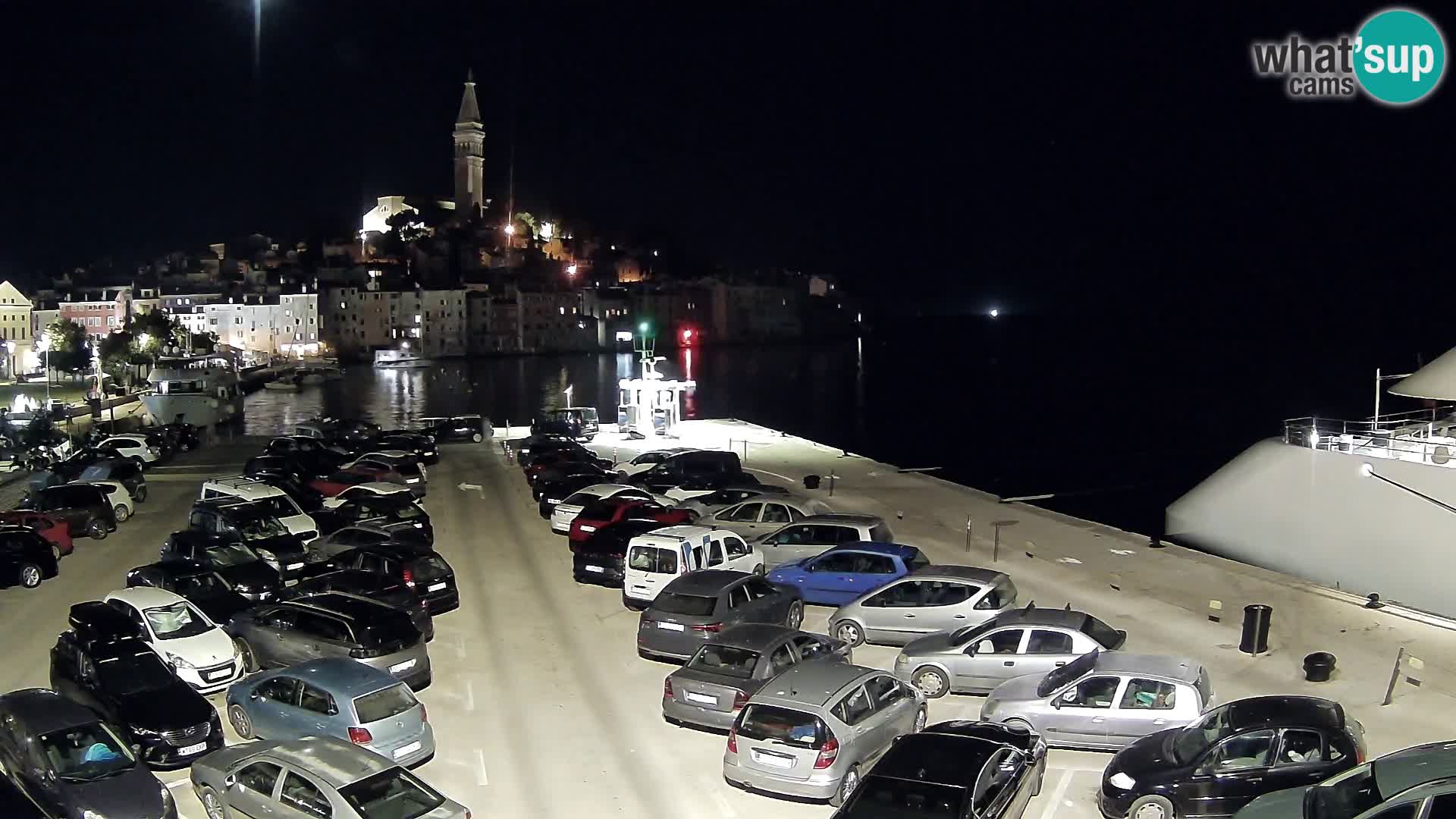 Webcam live Rovinj panorama de la ville | Istrie