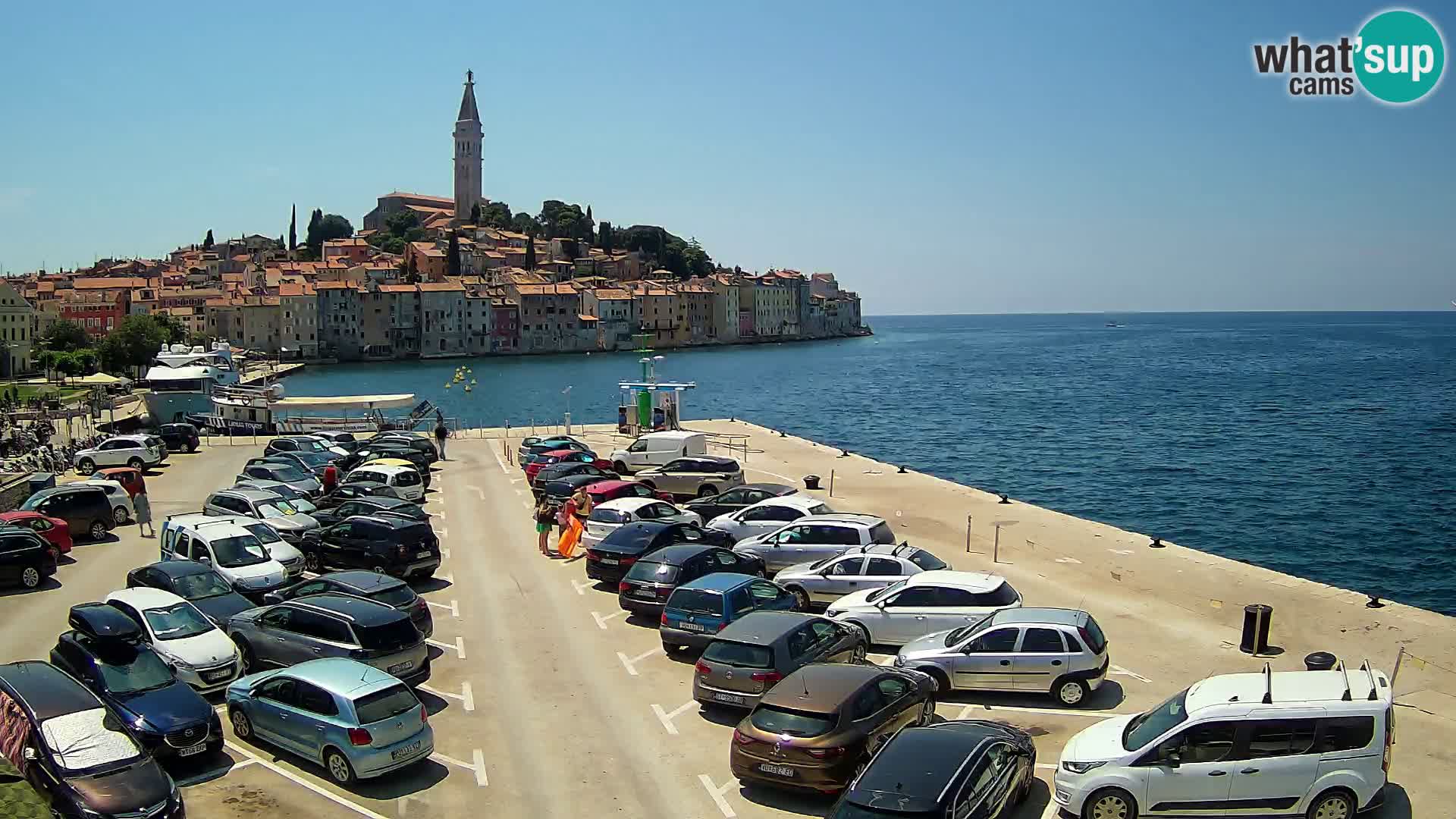 ROVINJ WEBCAM panorama of city – Istria – Croatia