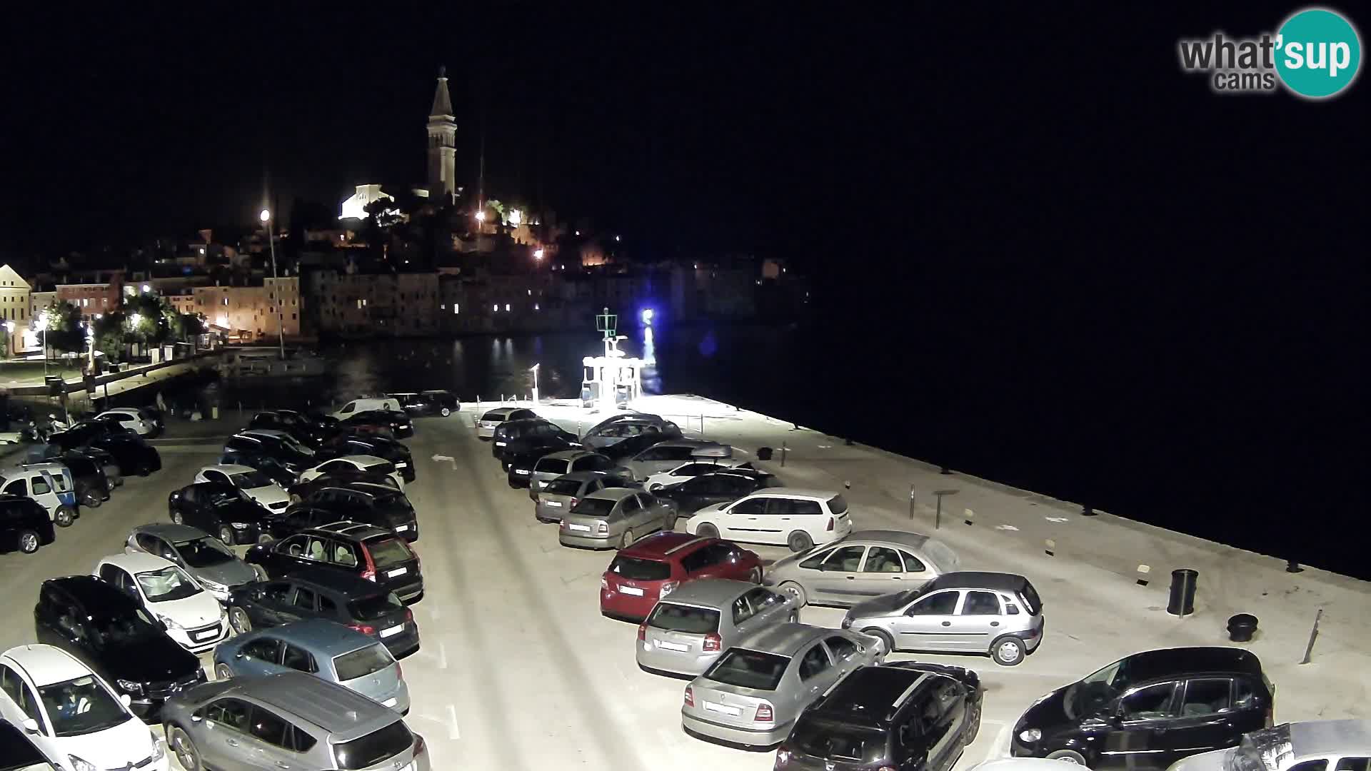 Spletna kamera Rovinj panorama mesta | Istra