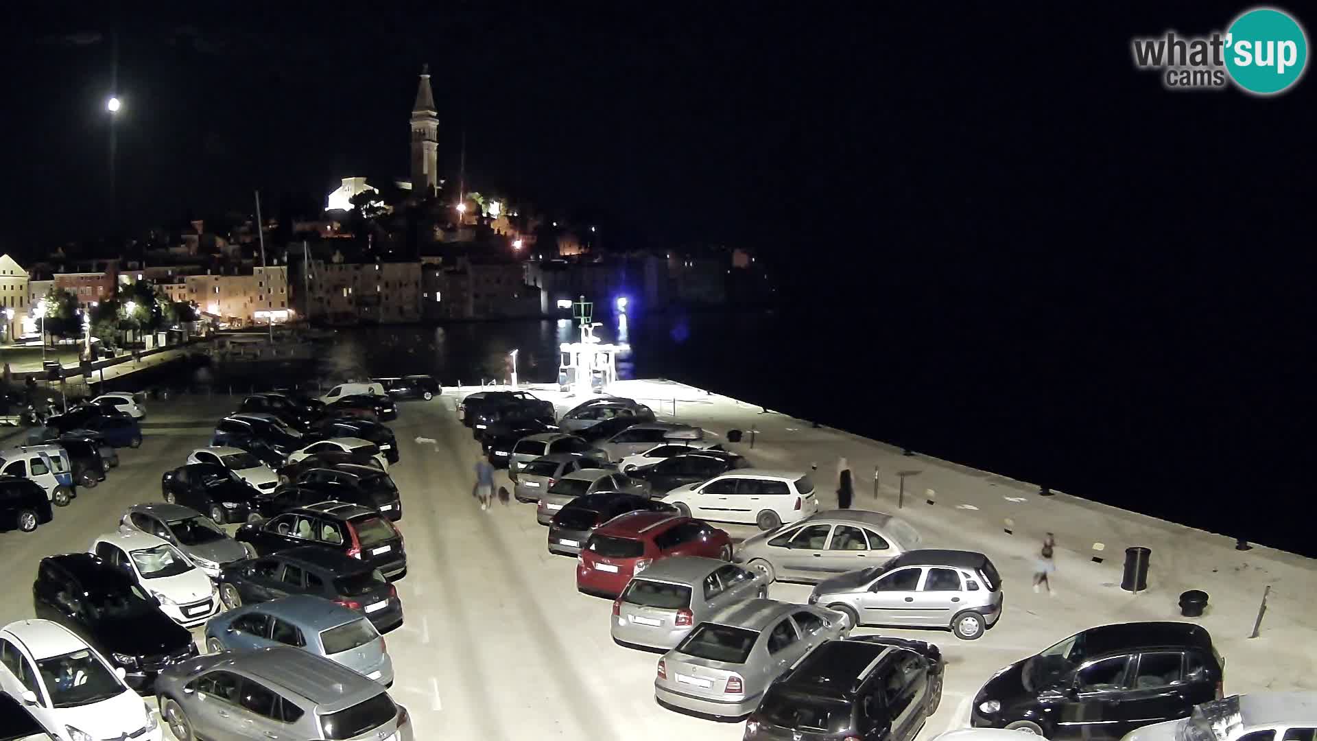 Webcam live Rovinj panorama de la ville | Istrie